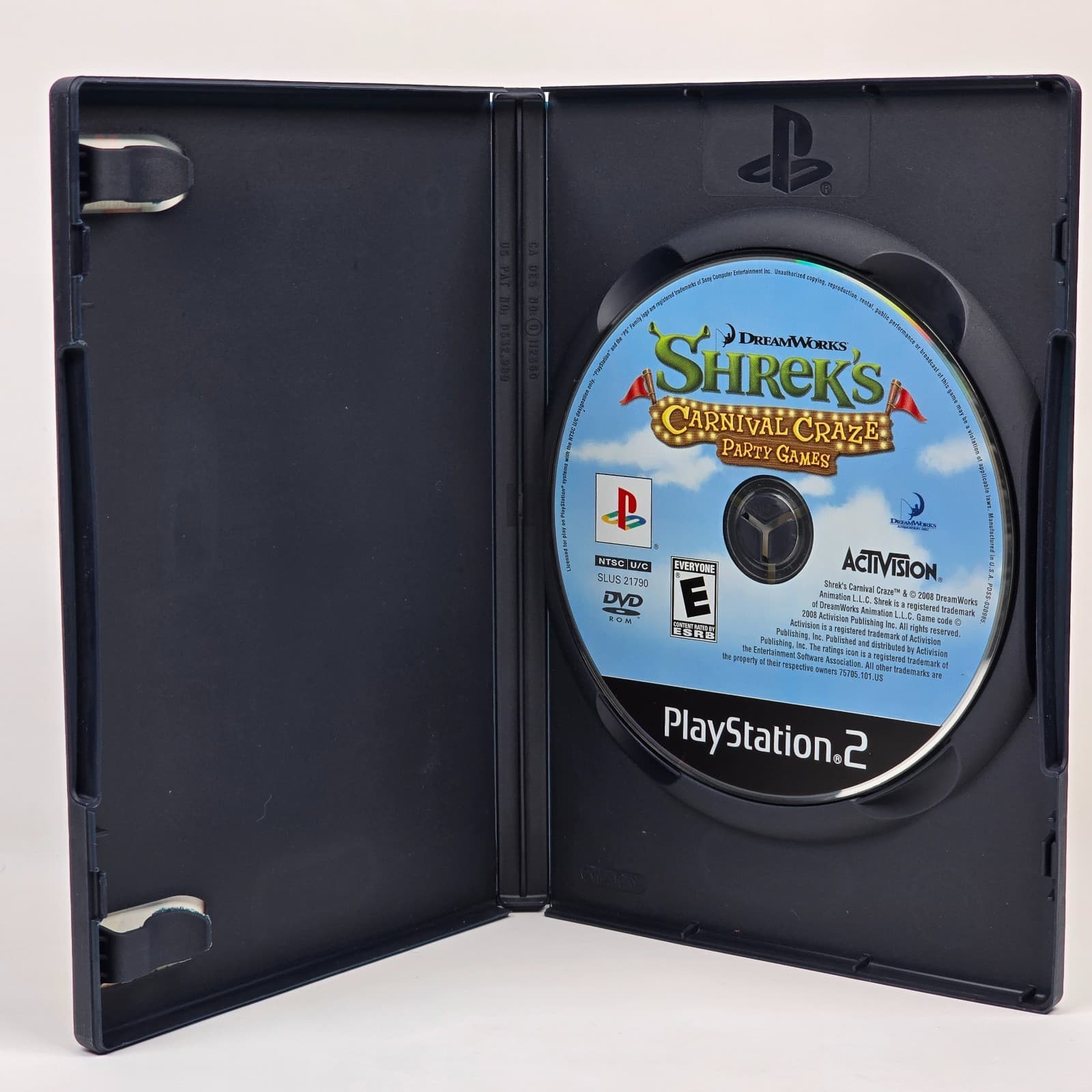 Shrek's Carnival Craze Party Games (PlayStation 2 PS2) Case & Disc - Thumbnail 2