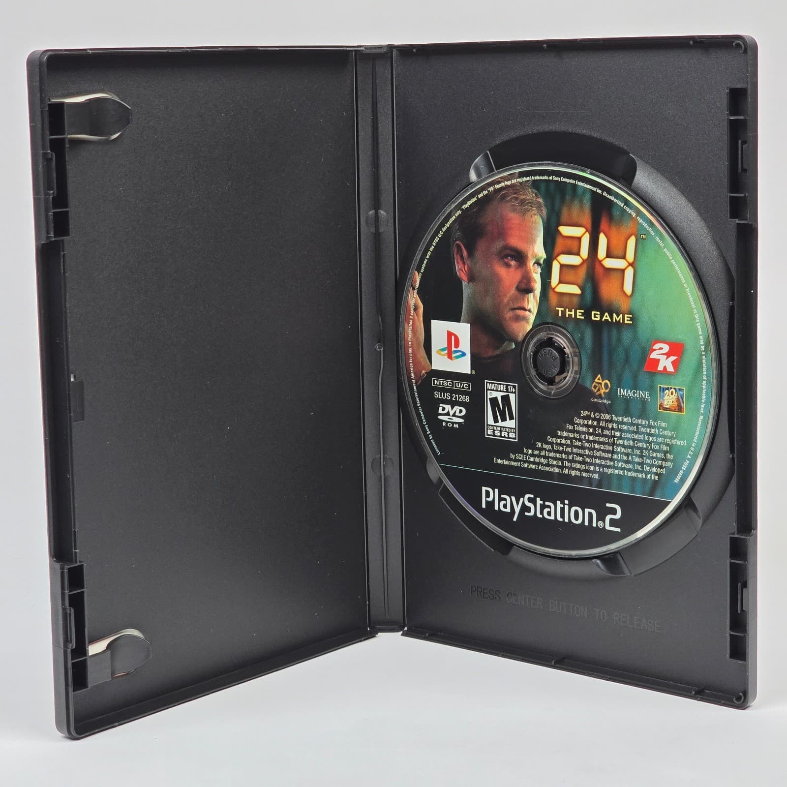 24: The Game (PlayStation 2 PS2) Case & Disc - Thumbnail 2