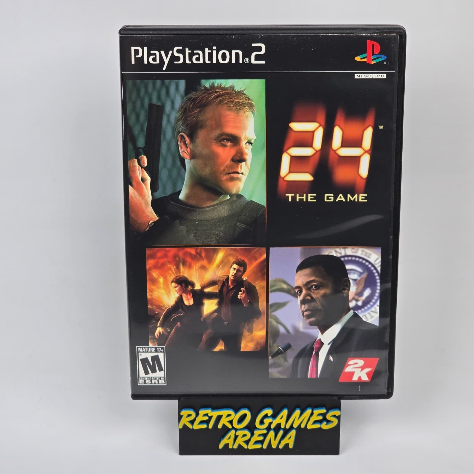 24: The Game (PlayStation 2 PS2) Case & Disc