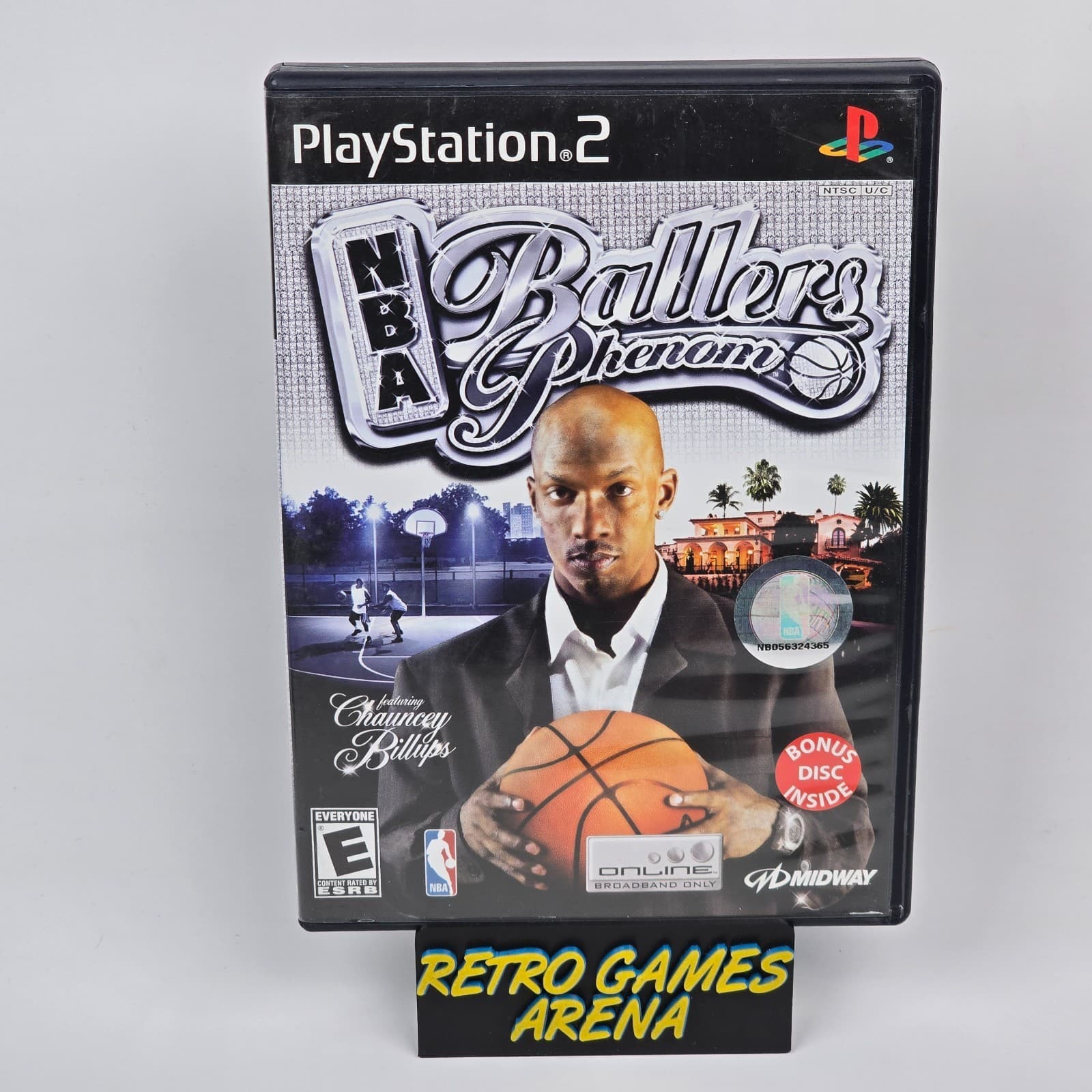 NBA Ballers: Phenom (PlayStation 2 PS2) Case & Disc