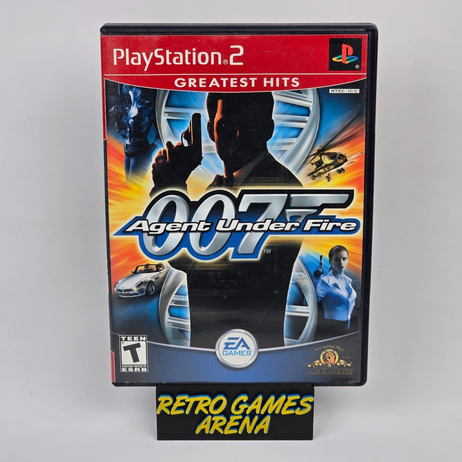 007: Agent Under Fire - James Bond (PlayStation 2 PS2) Greatest Hits Case & Disc