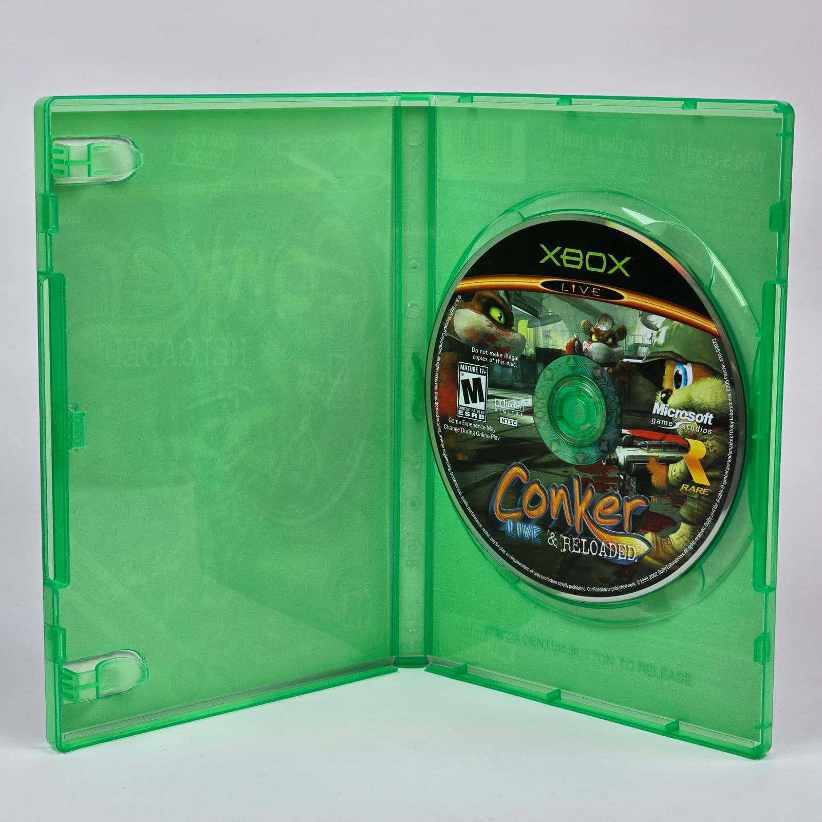 Conker: Live & Reloaded (Original Xbox) Case & Disc - Thumbnail 2