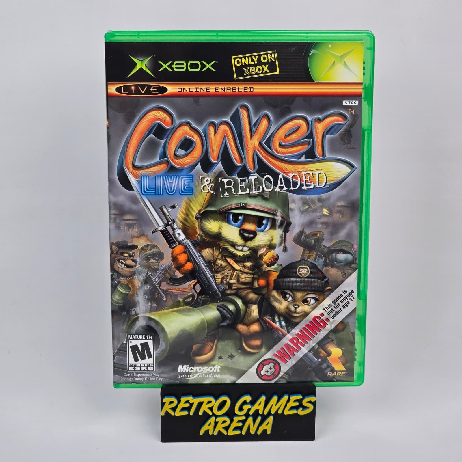 Conker: Live & Reloaded (Original Xbox) Case & Disc