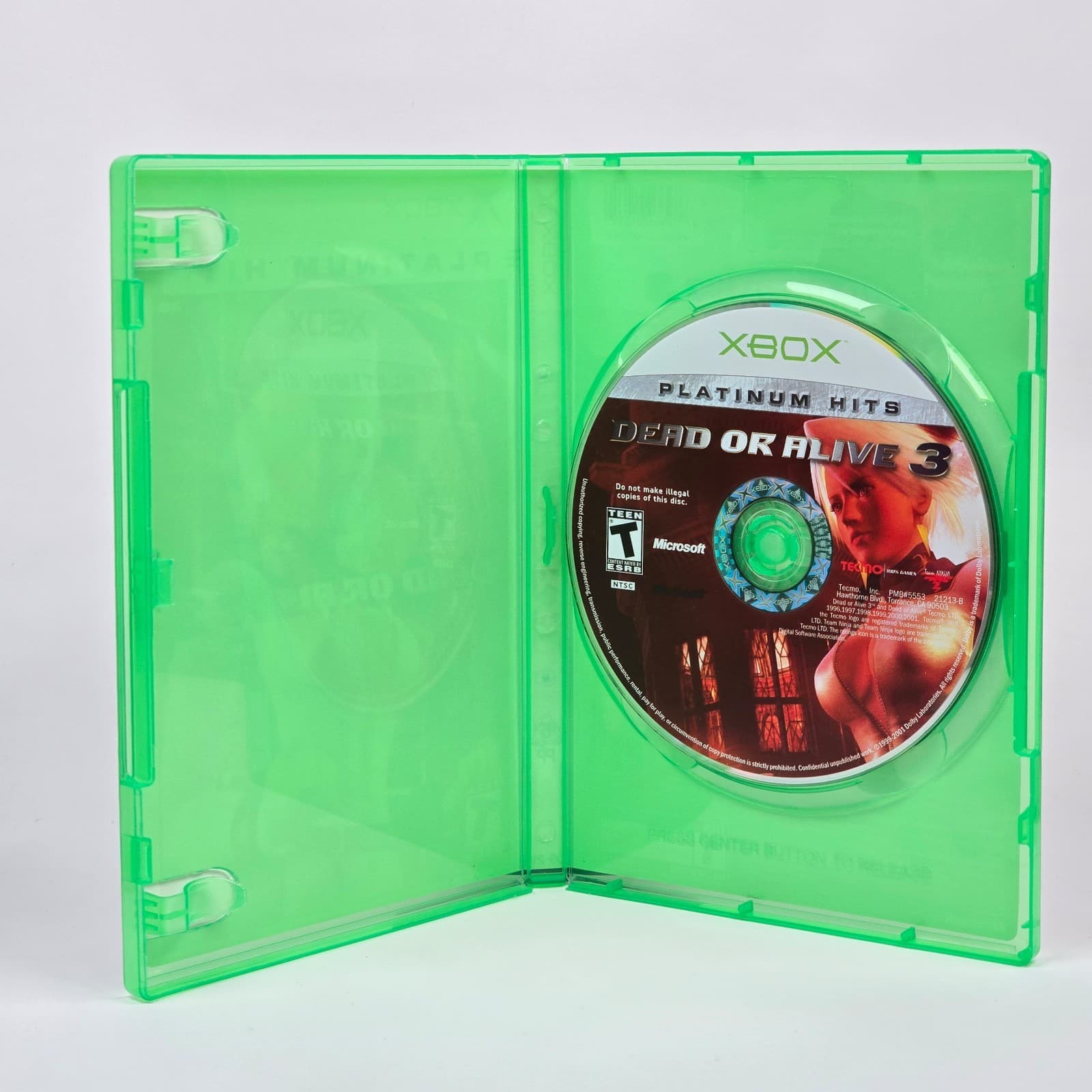 Dead or Alive 3 (Original Xbox) Platinum Hits Case & Disc - Thumbnail 2