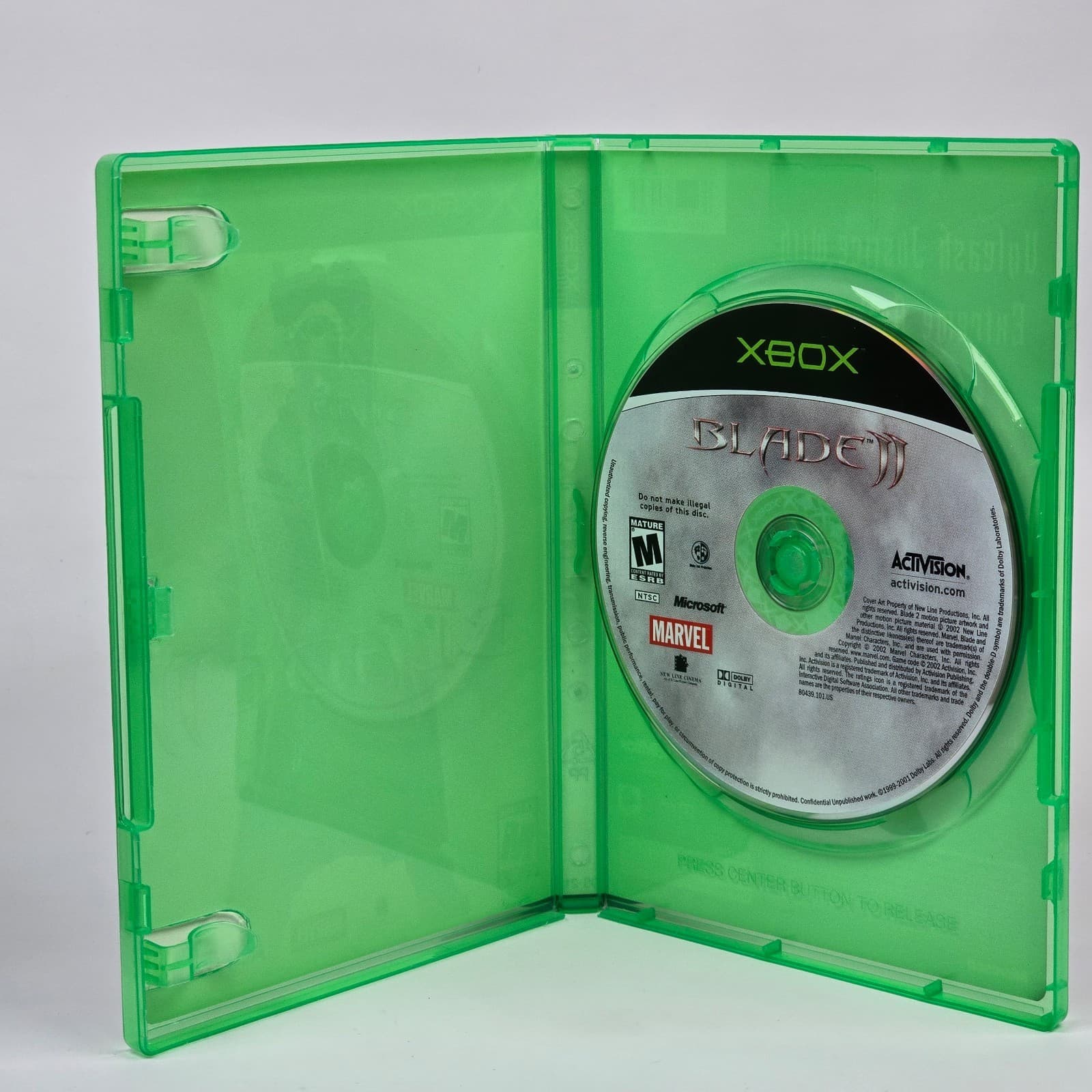 Blade II 2 (Original Xbox) Case & Disc - Thumbnail 2