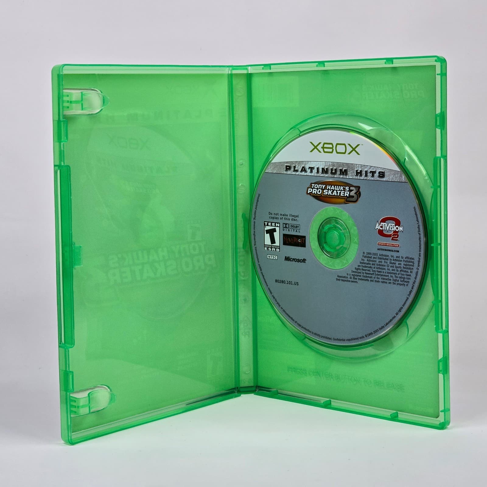 Tony Hawk's Pro Skater 3 (Original Xbox) Platinum Hits Case & Disc - Thumbnail 2