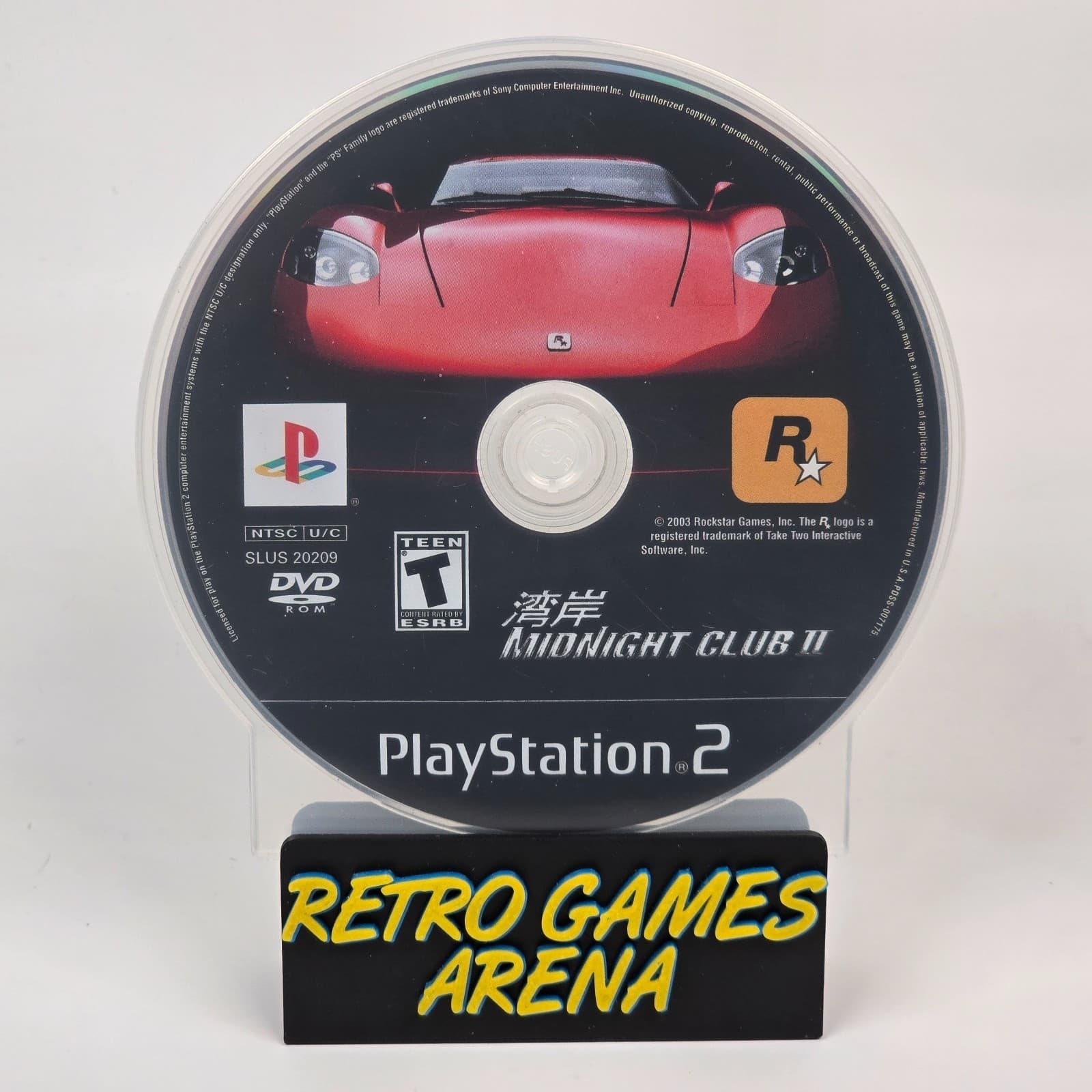 Midnight Club II 2 (PlayStation 2 PS2) Black Label Disc