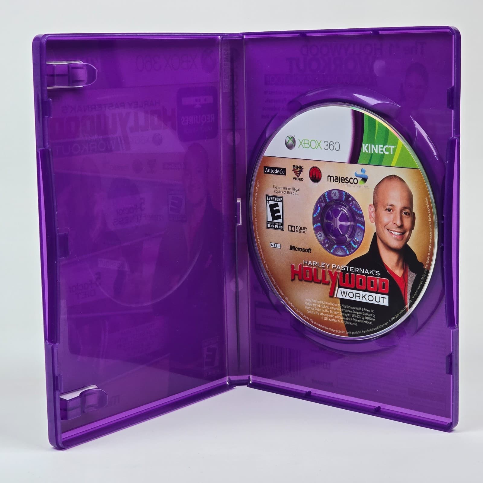 Harley Pasternak's Hollywood Workout (Xbox 360) Case & Disc - Thumbnail 2