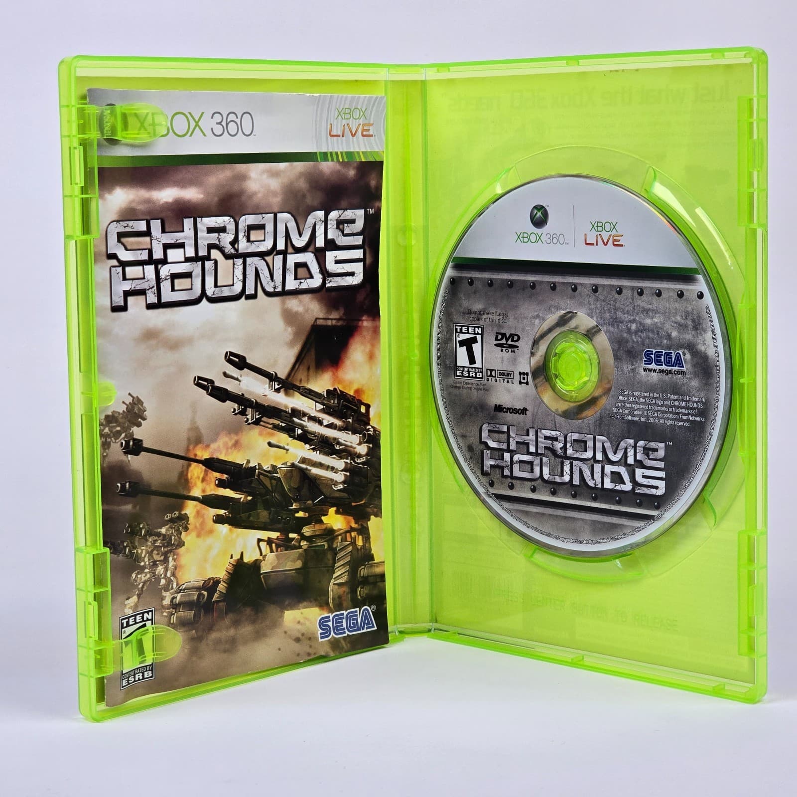 Chrome Hounds Chromehounds (Xbox 360) CIB COMPLETE - Thumbnail 2