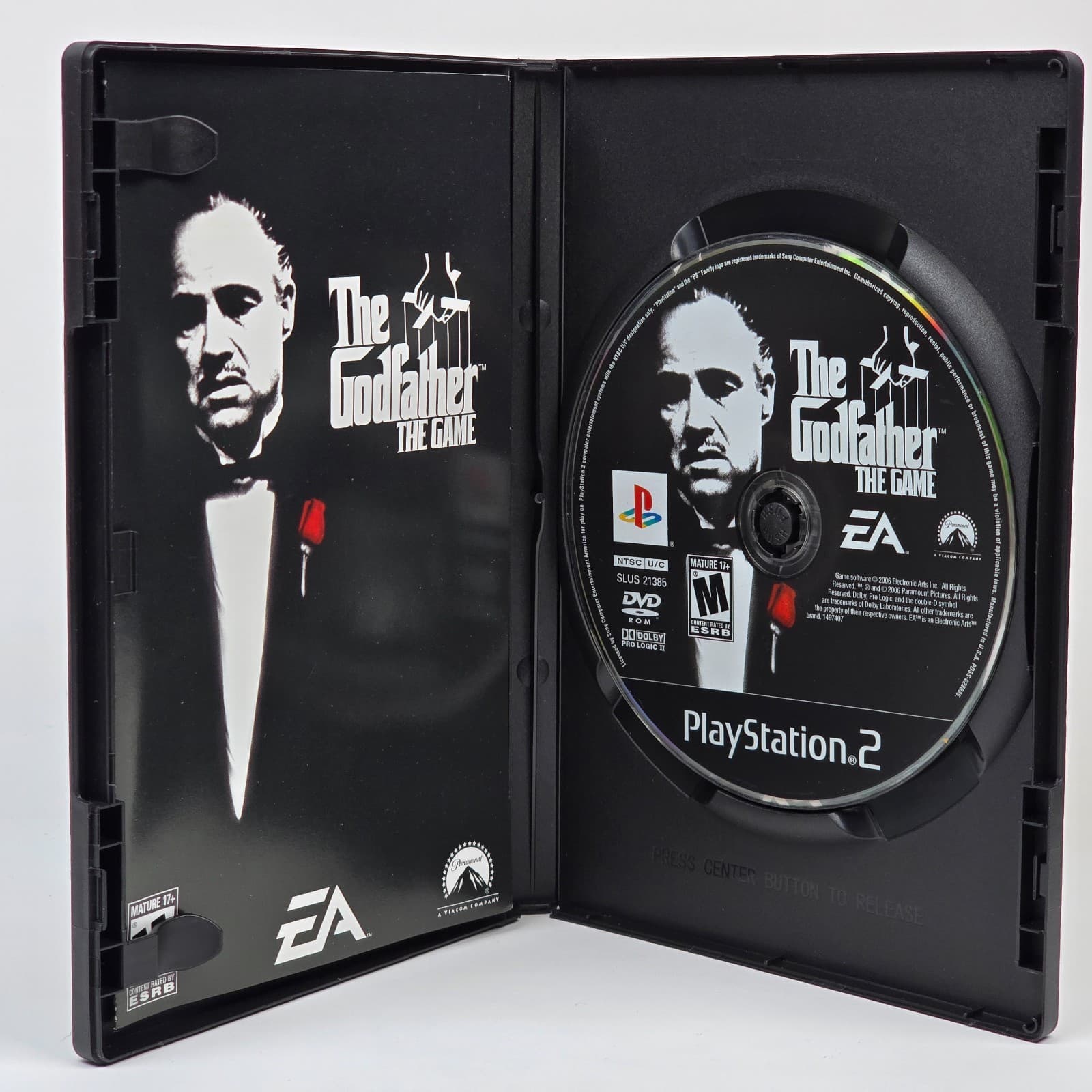 The Godfather: The Game (PlayStation 2 PS2) Black Label CIB COMPLETE - Thumbnail 2