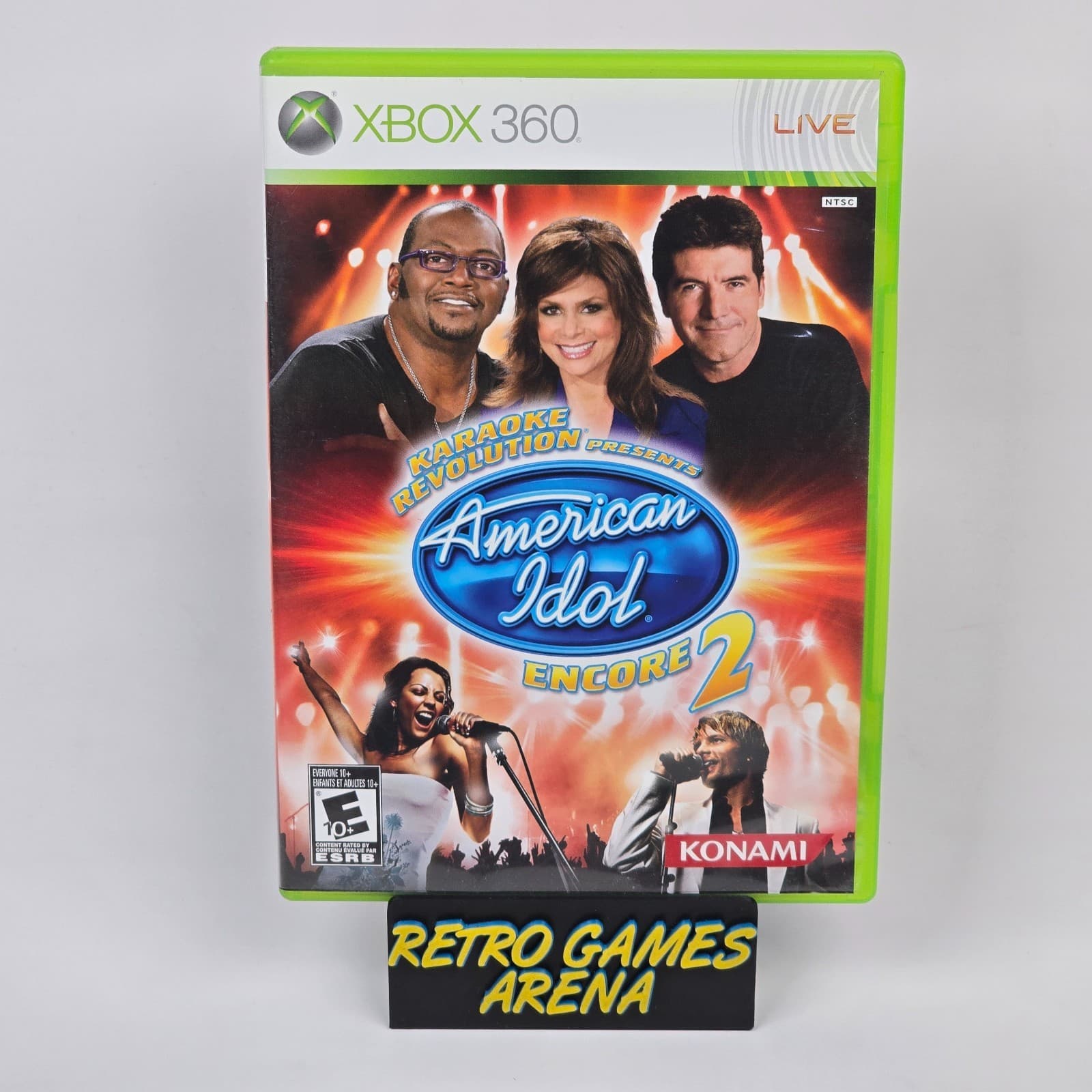 Karaoke Revolution Presents: American Idol Encore 2 (Xbox 360) CIB COMPLETE