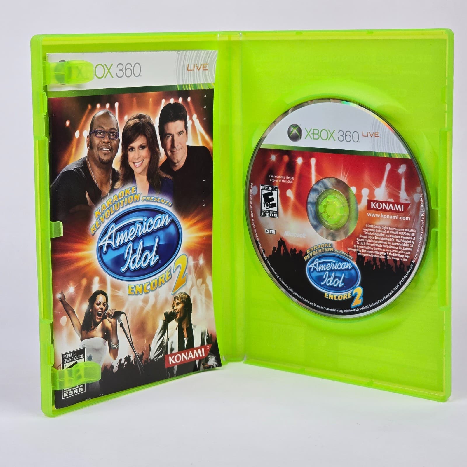 Karaoke Revolution Presents: American Idol Encore 2 (Xbox 360) CIB COMPLETE - Thumbnail 2