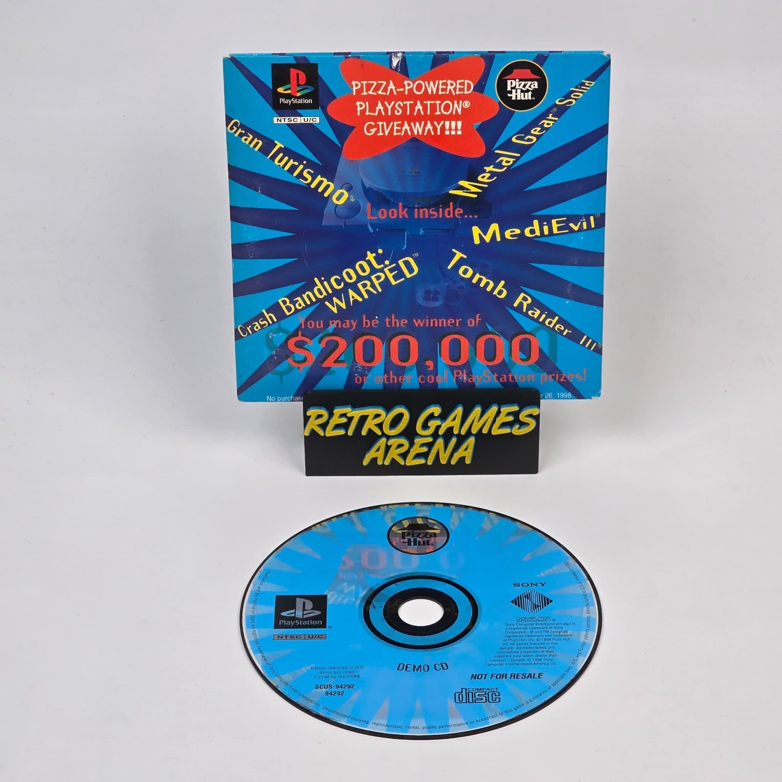 Pizza Hut Demo CD (PlayStation 1 PS1) CIB COMPLETE