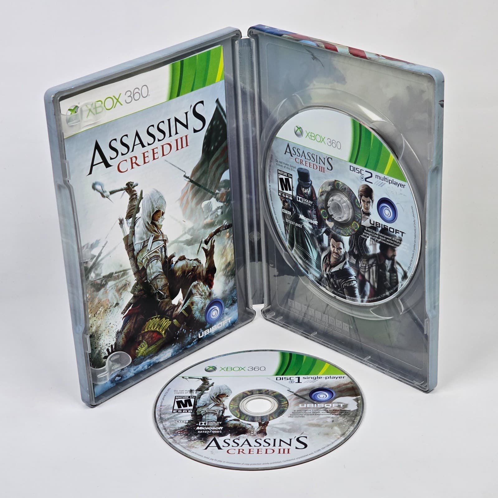 Assassin's Creed III 3 (Xbox 360) Limited Edition Steelbook CIB COMPLETE - Thumbnail 2