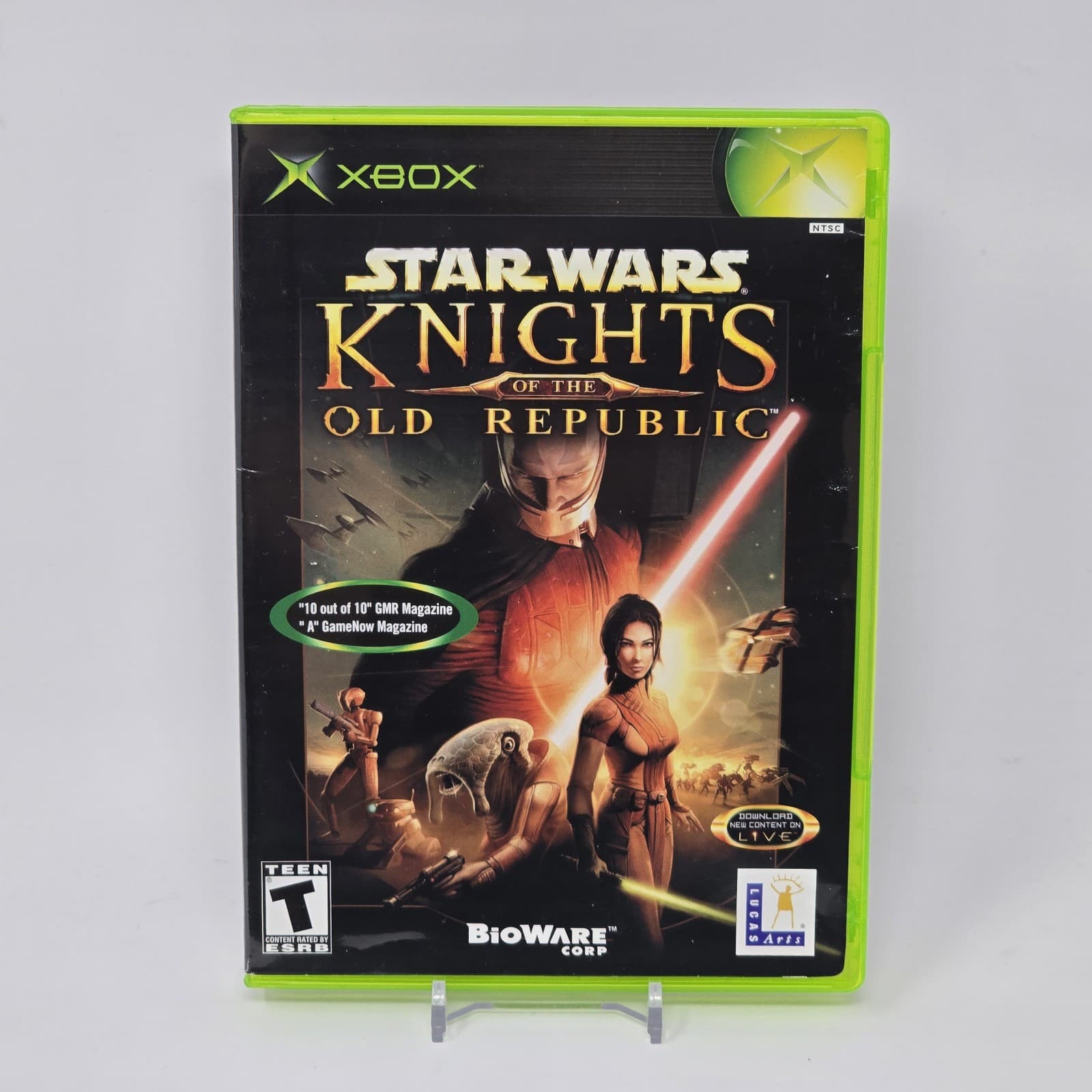 Star Wars: Knights of the Old Republic (Original Xbox) Black Label Case & Disc