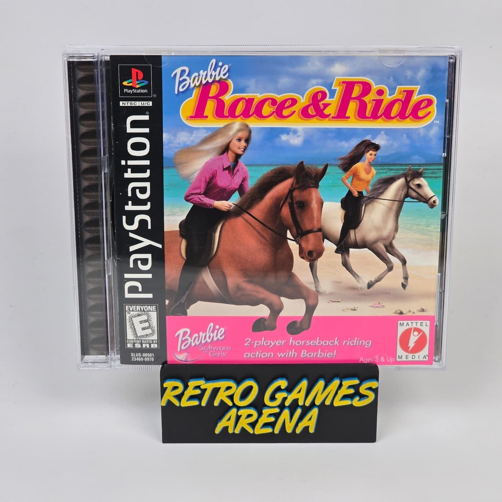 Barbie Race & Ride (PlayStation 1 PS1) CIB COMPLETE