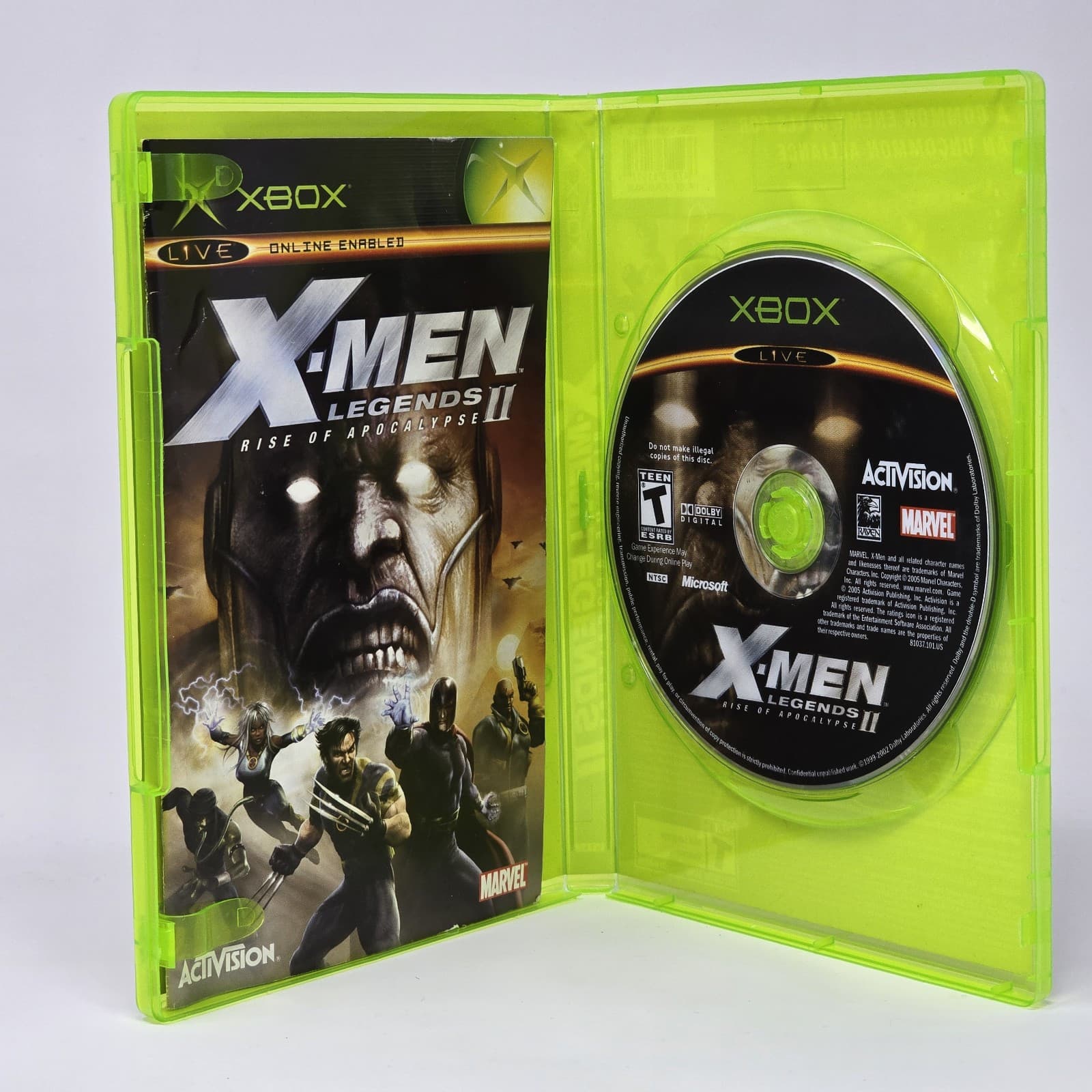 X-Men Legends II 2: Rise of Apocalypse (Original Xbox) CIB COMPLETE & TESTED - Thumbnail 2