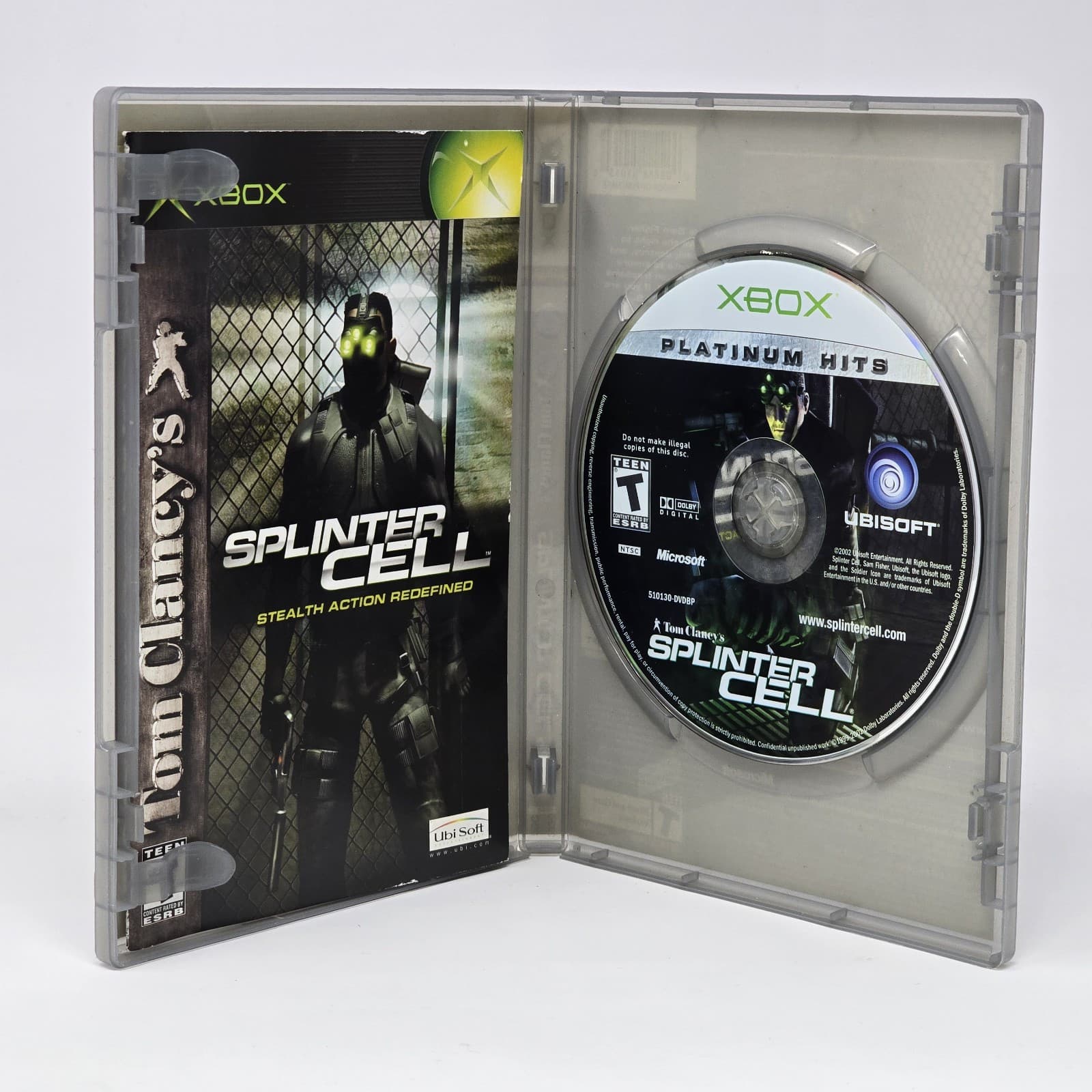 Splinter Cell (Original Xbox) Platinum Hits CIB COMPLETE & TESTED - Thumbnail 2