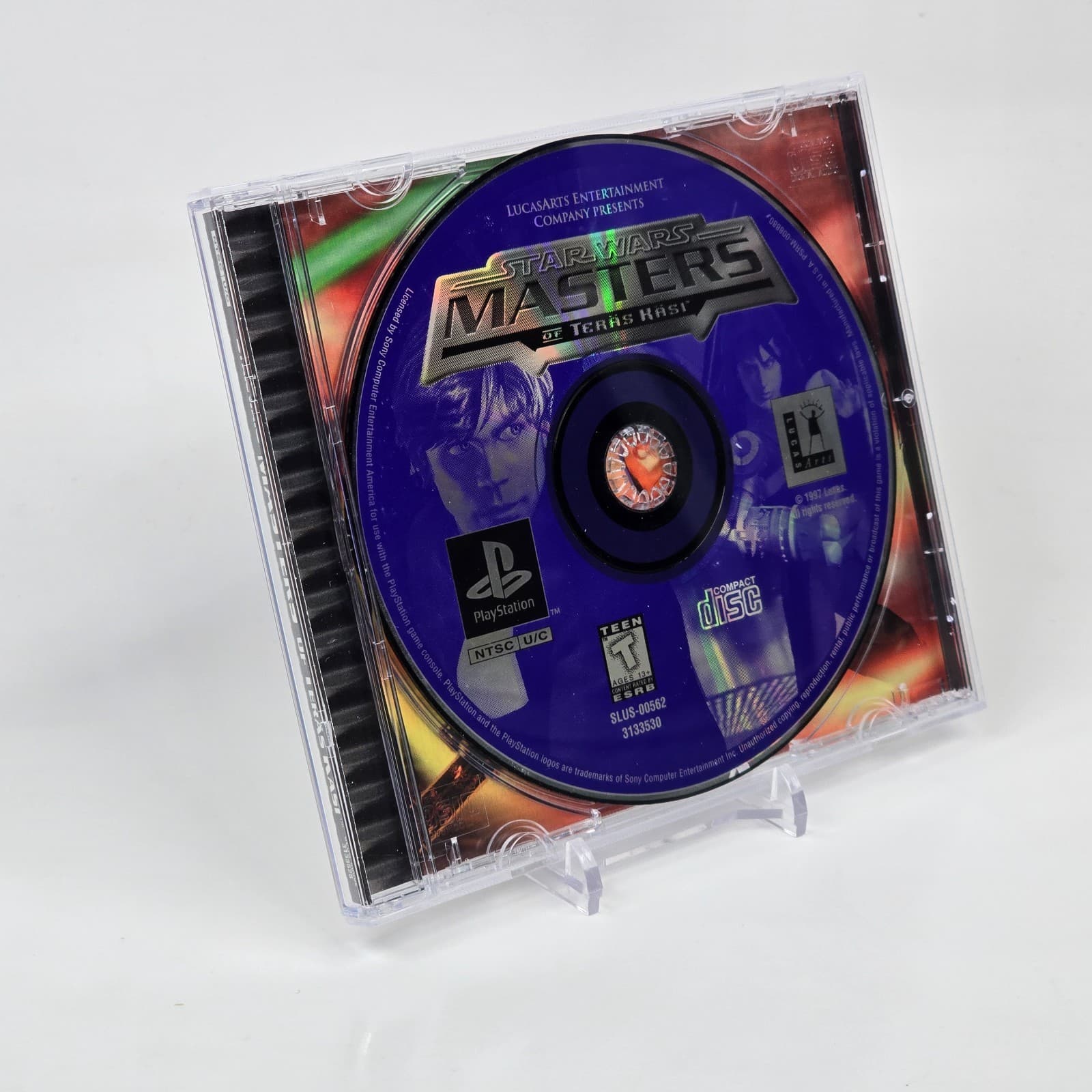 Star Wars: Masters of the Teras Kasi (PS1) Case & Disc TESTED (No Manual)