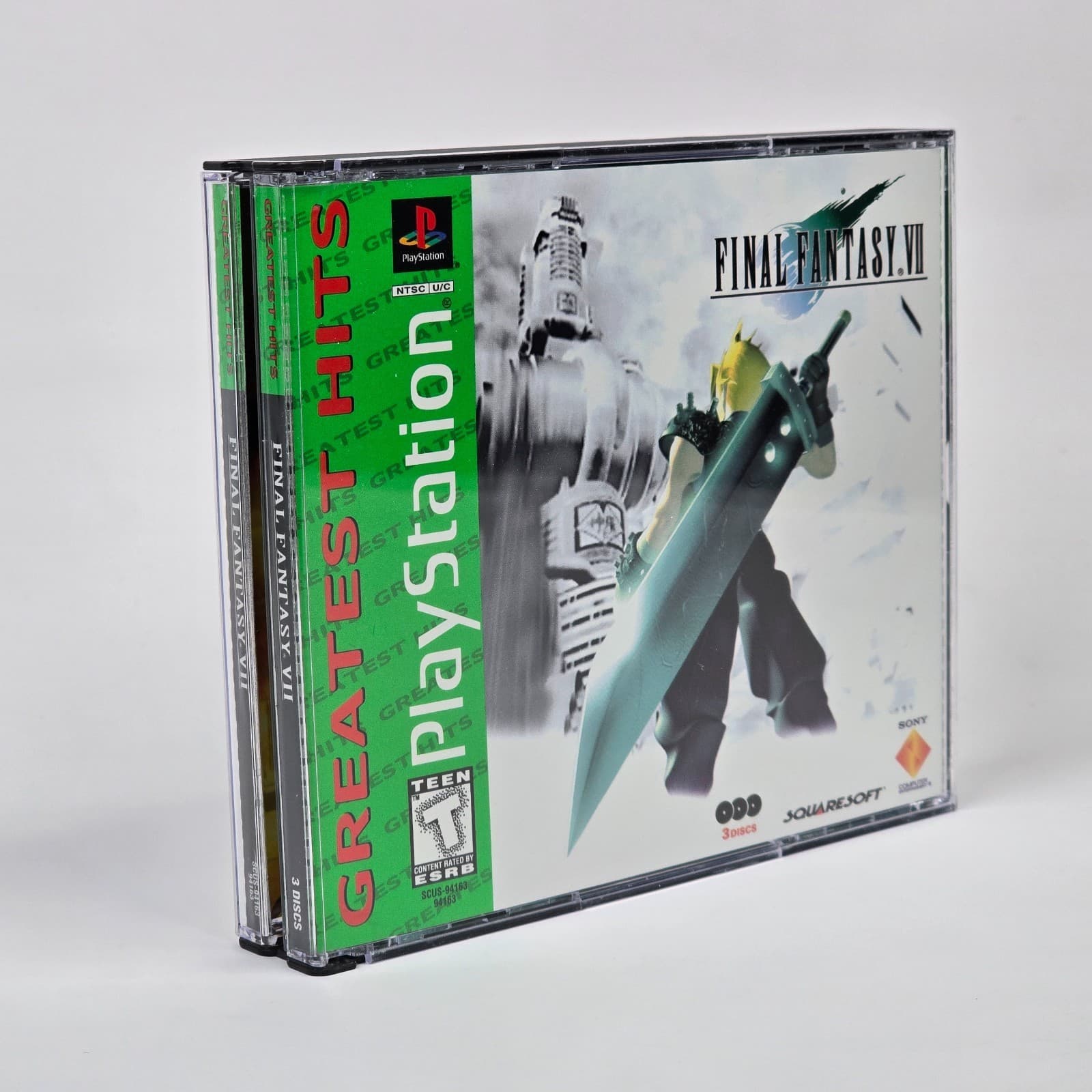 Final Fantasy VII 7 (PlayStation 1 PS1) Greatest Hits CIB COMPLETE & TESTED