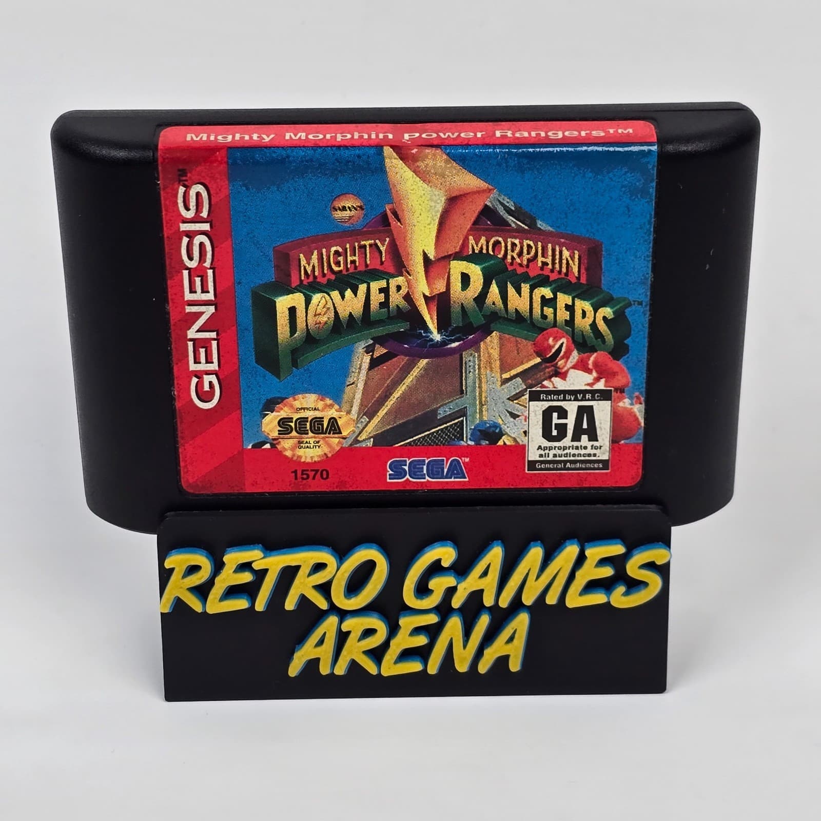 Mighty Morphin Power Rangers (Sega Genesis) Cartridge