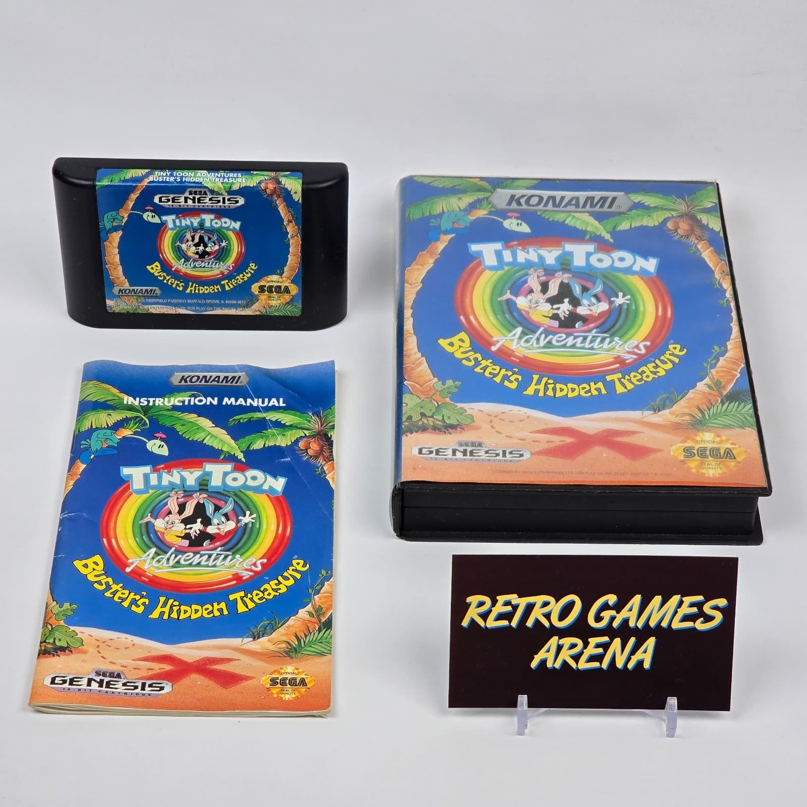 Tiny Toon Adventures: Buster's Hidden Treasures (Sega Genesis) CIB COMPLETE