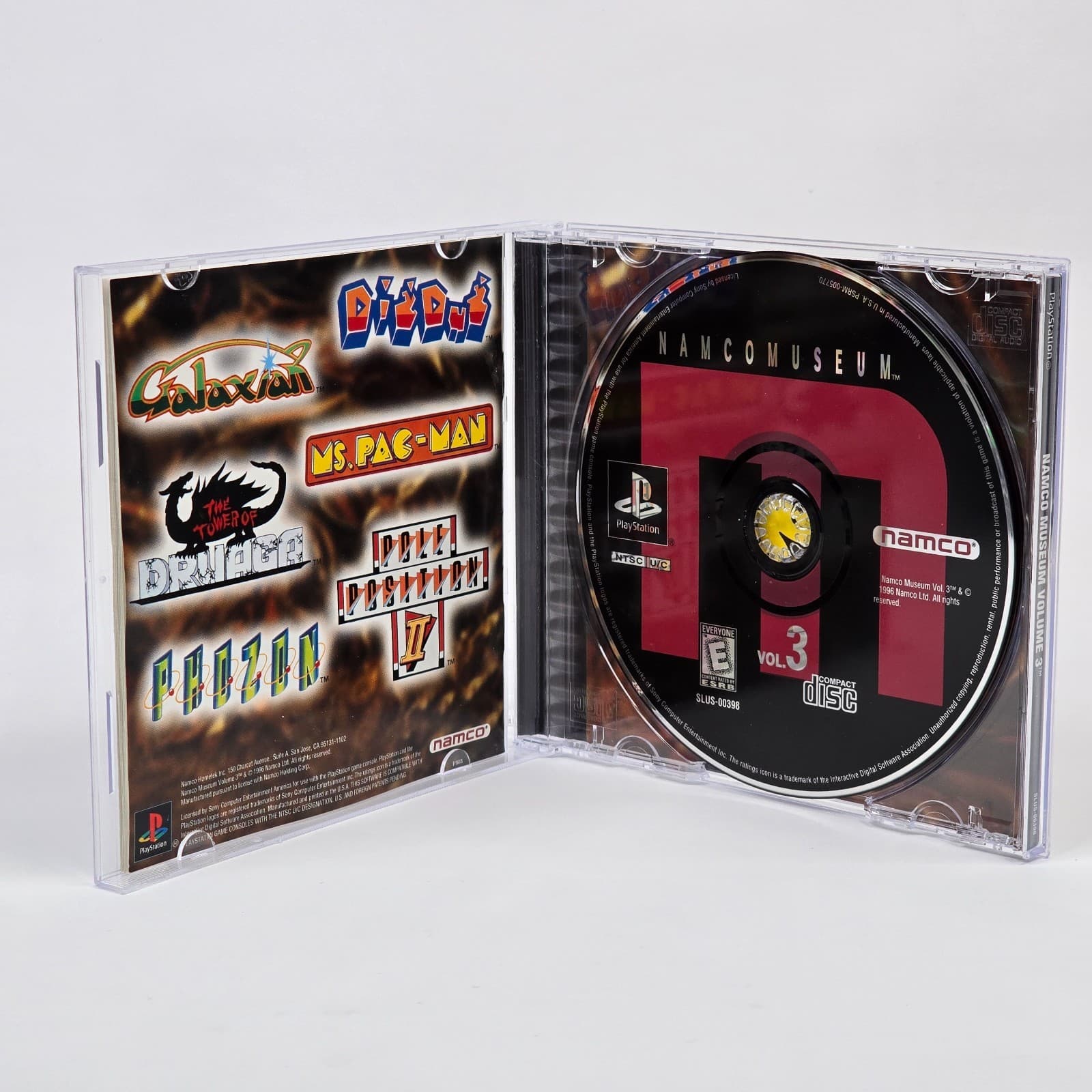 Namco Museum Vol 3 (PlayStation 1 PS1) Black Label CIB COMPLETE & TESTED - Thumbnail 2