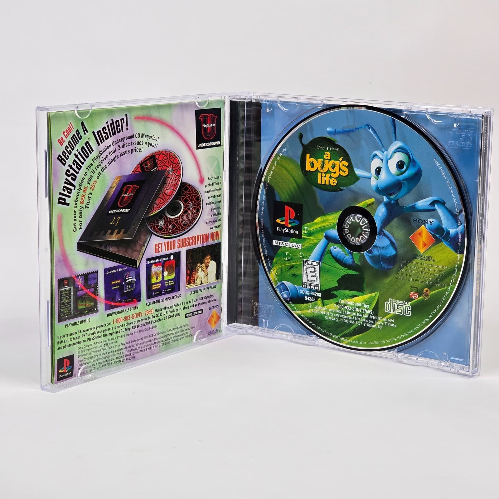 A Bug's Life (PlayStation 1 PS1) Black Label CIB COMPLETE & TESTED - Thumbnail 2