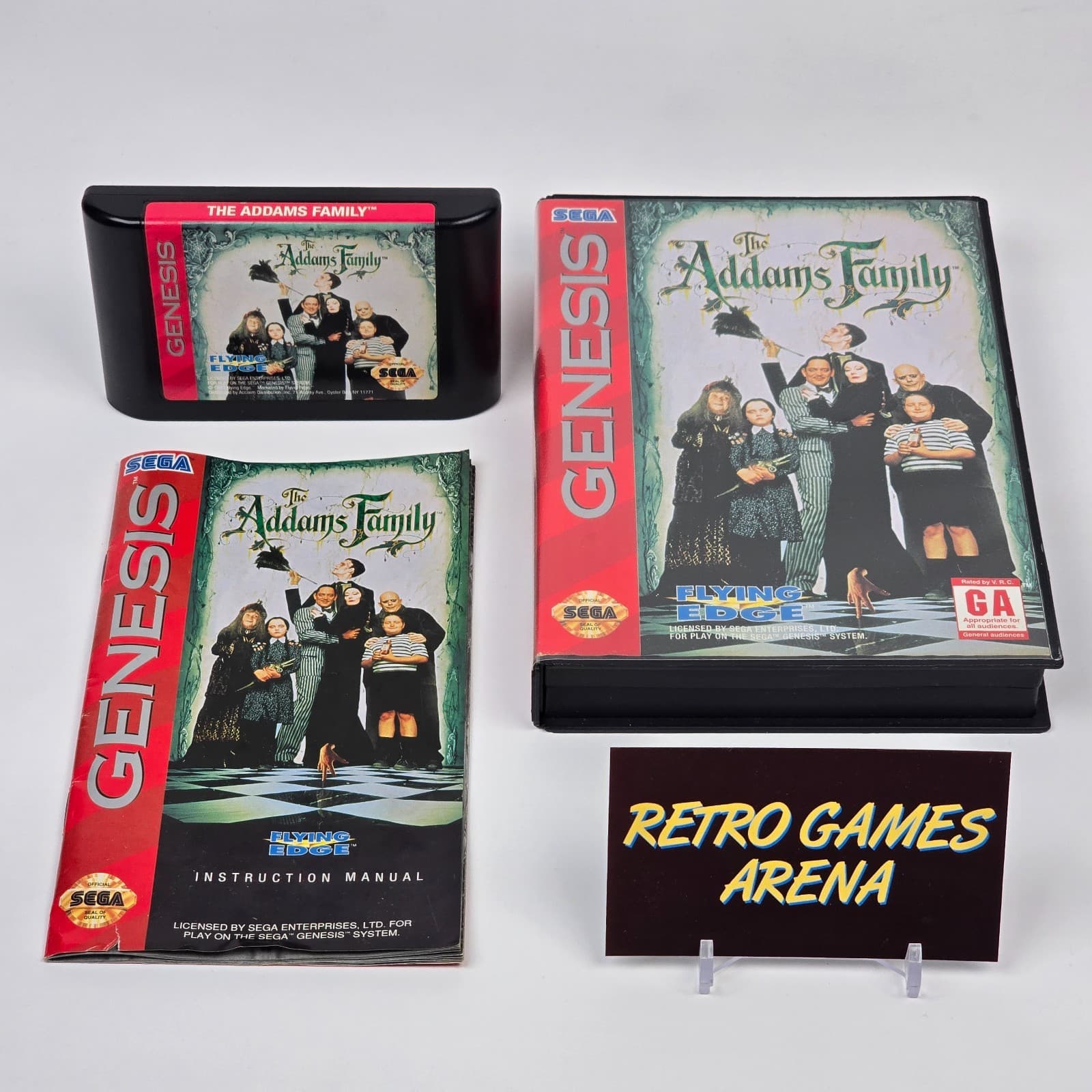 The Addams Family (Sega Genesis) CIB COMPLETE