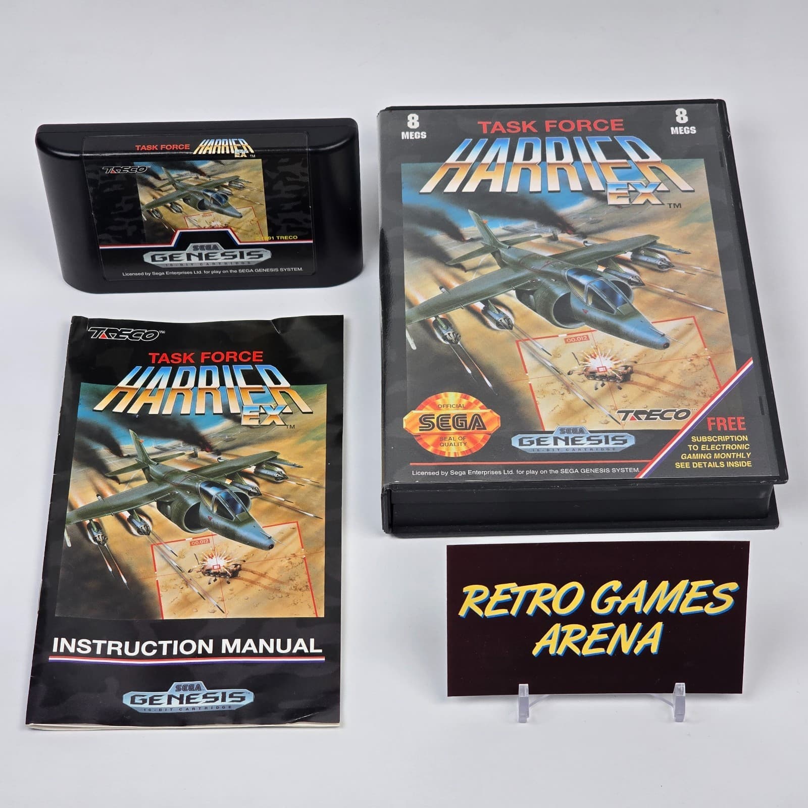 Task Force Harrier EX (Sega Genesis) CIB COMPLETE