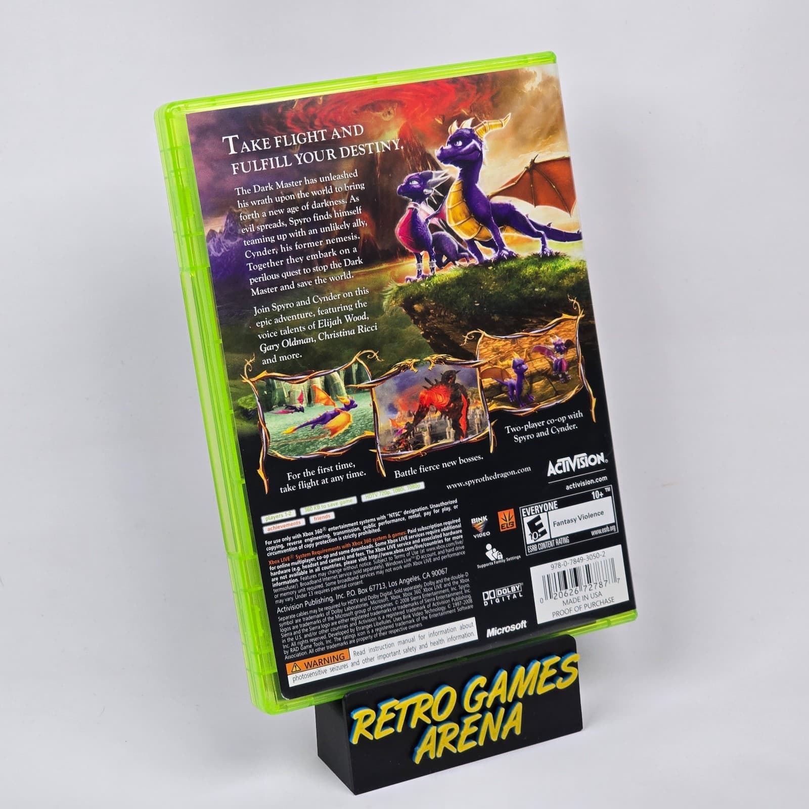 💿REFURBISHED The Legend of Spyro: Dawn of the Dragon (Xbox 360) CIB COMPLETE💿 - Thumbnail 4