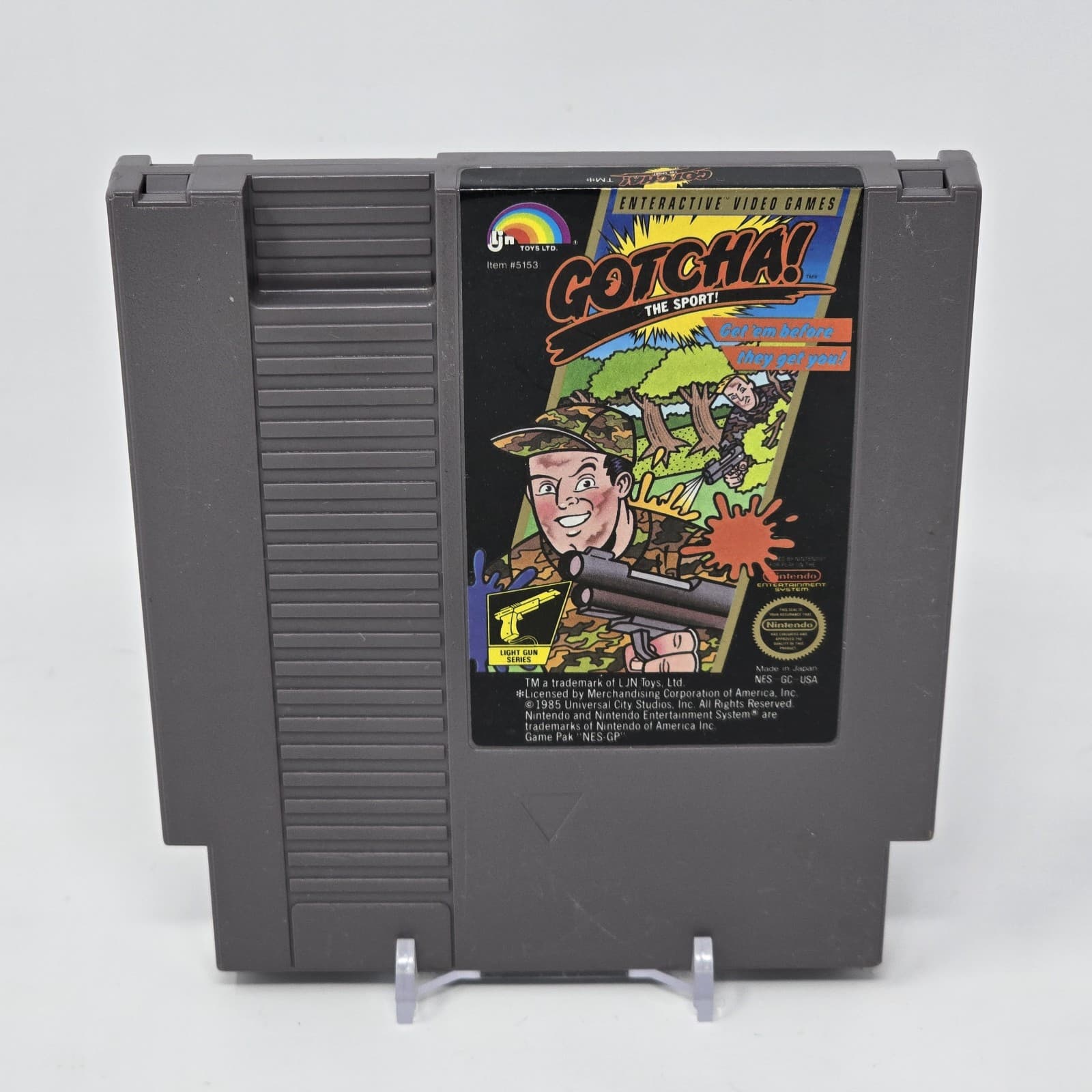 Gotcha: The Sport (Nintendo NES) CLEANED & TESTED