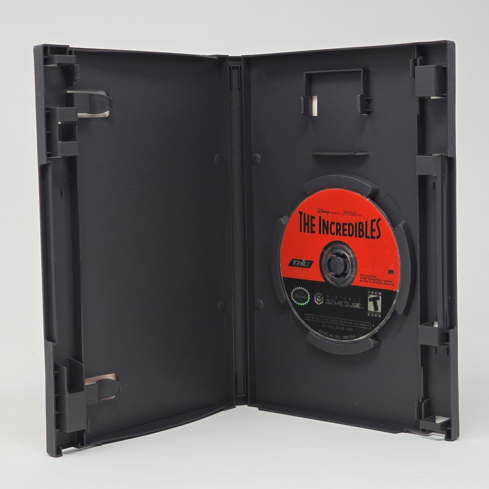 The Incredibles (Nintendo GameCube) Black Label Case & Disc TESTED - Thumbnail 2