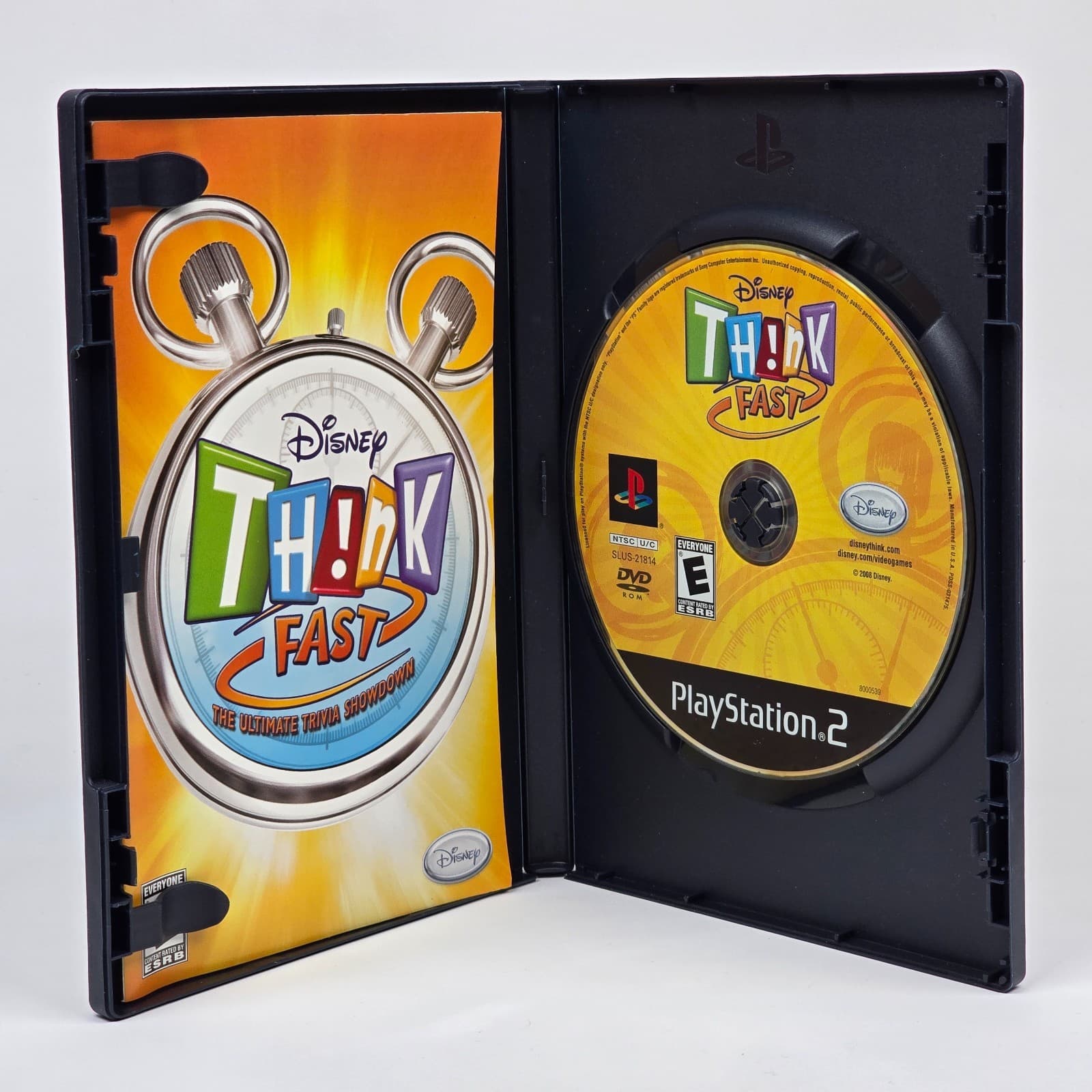Disney Think Fast (PlayStation 2 PS2) CIB COMPLETE - Thumbnail 2