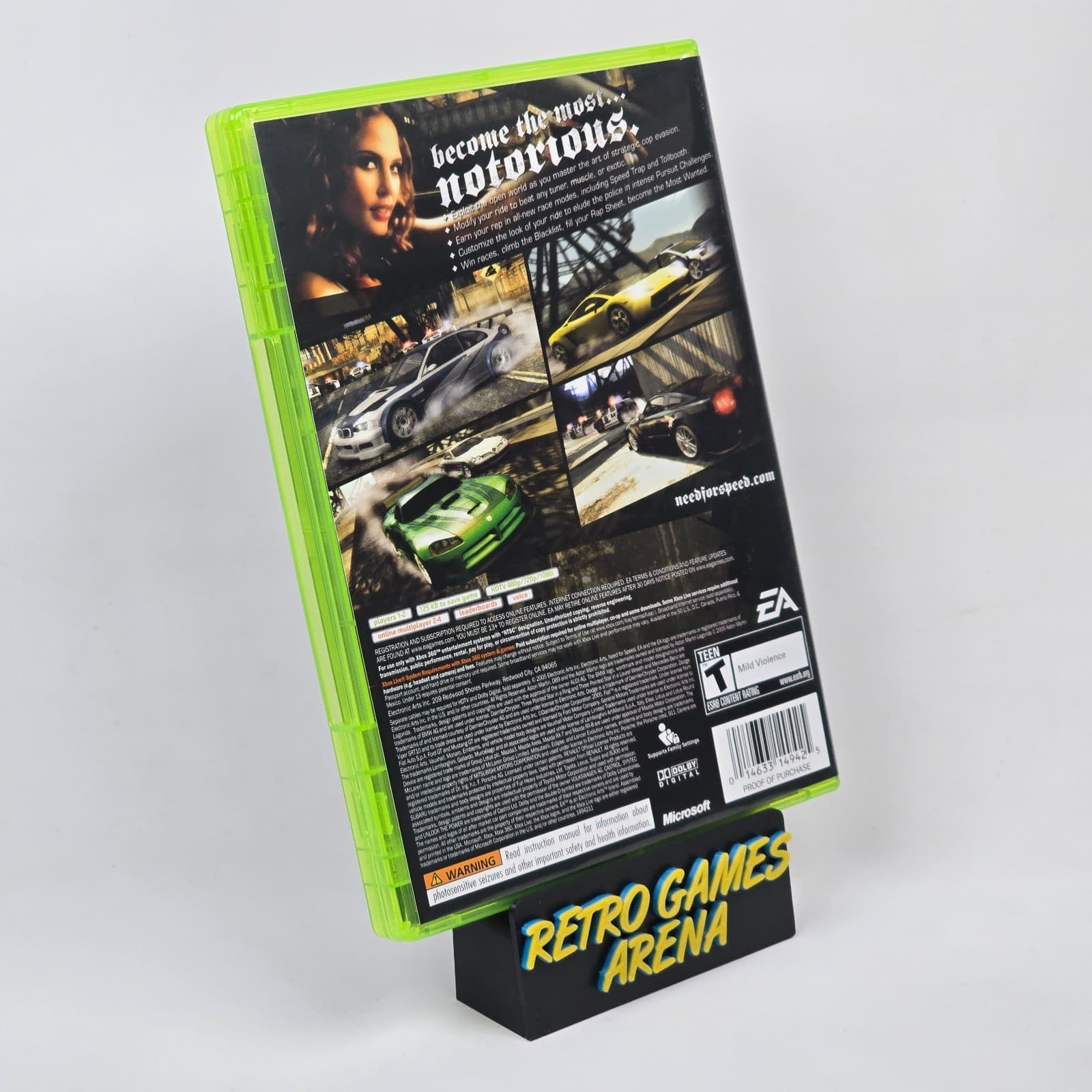 💿REFURBISHED Need for Speed: Most Wanted (Xbox 360) White Label CIB COMPLETE💿 - Thumbnail 4