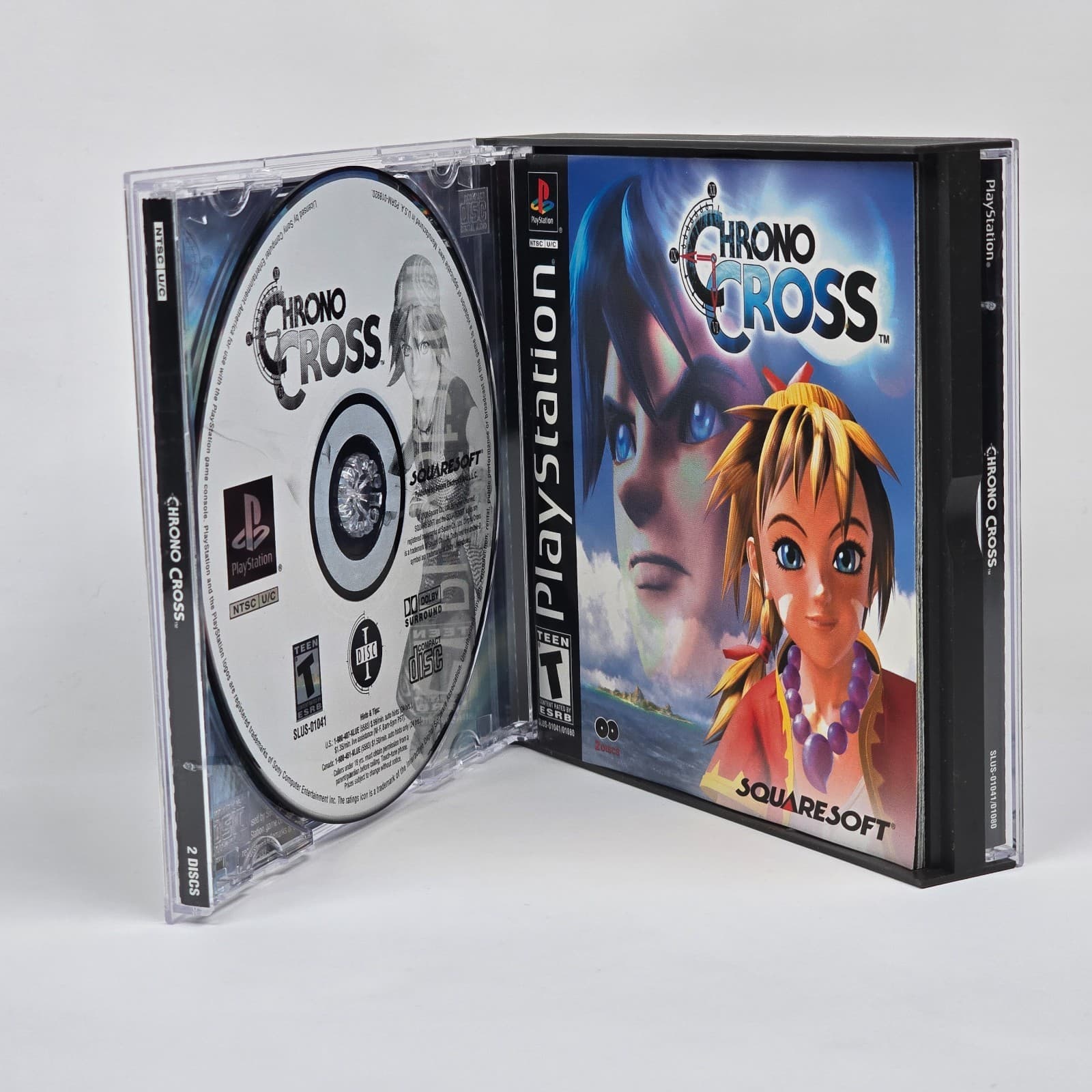 💿REFURBISHED Chrono Cross (PlayStation 1 PS1) Black Label CIB COMPLETE💿 - Thumbnail 2