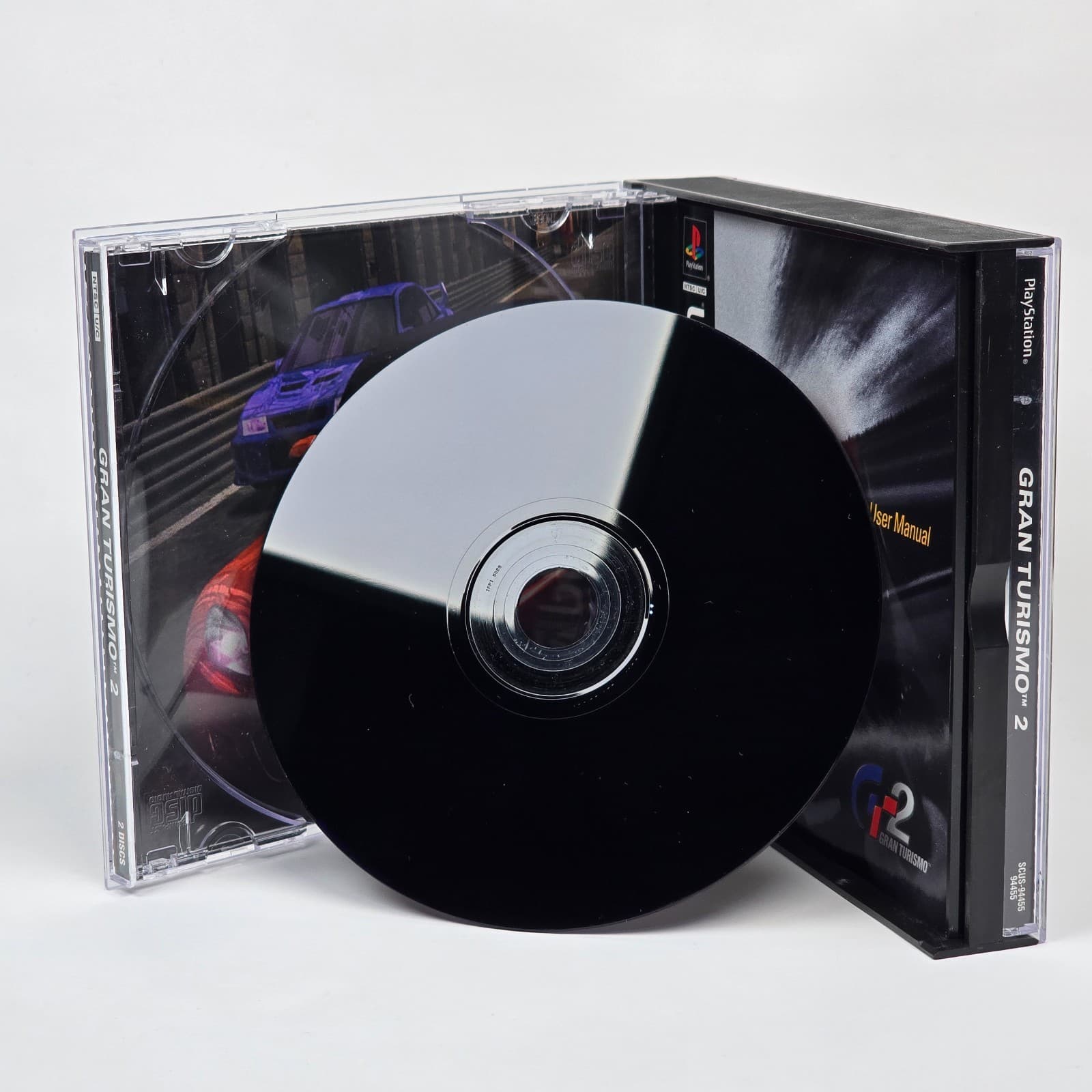 💿REFURBISHED Gran Turismo 2 (PlayStation 1 PS1) Black Label CIB COMPLETE💿 - Thumbnail 3
