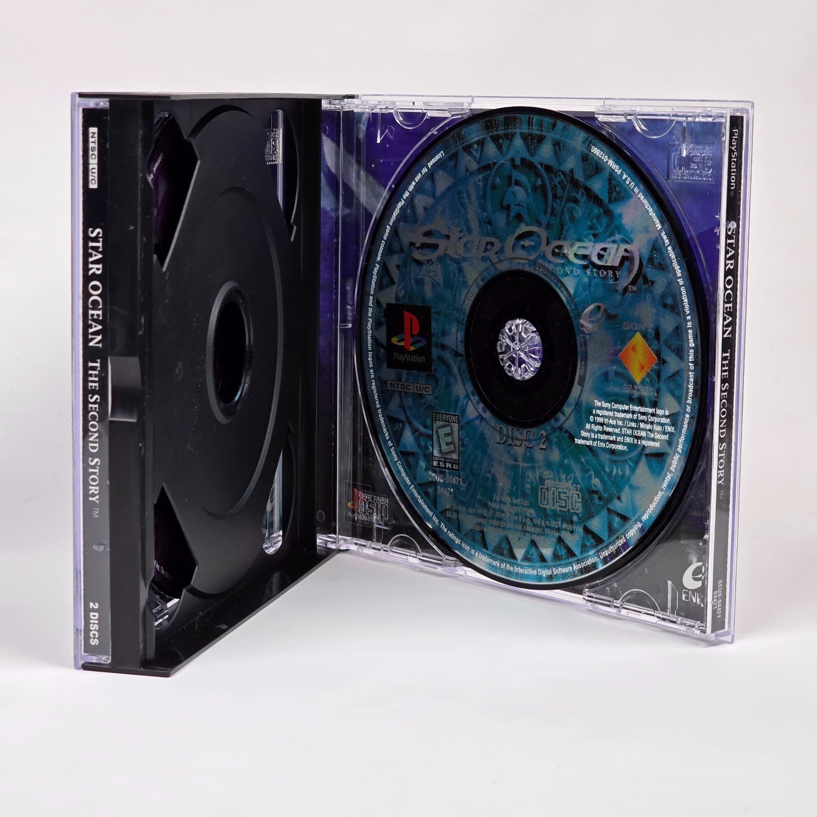 Star Ocean: The Second Story (PlayStation 1 PS1) Case & Discs - Thumbnail 3