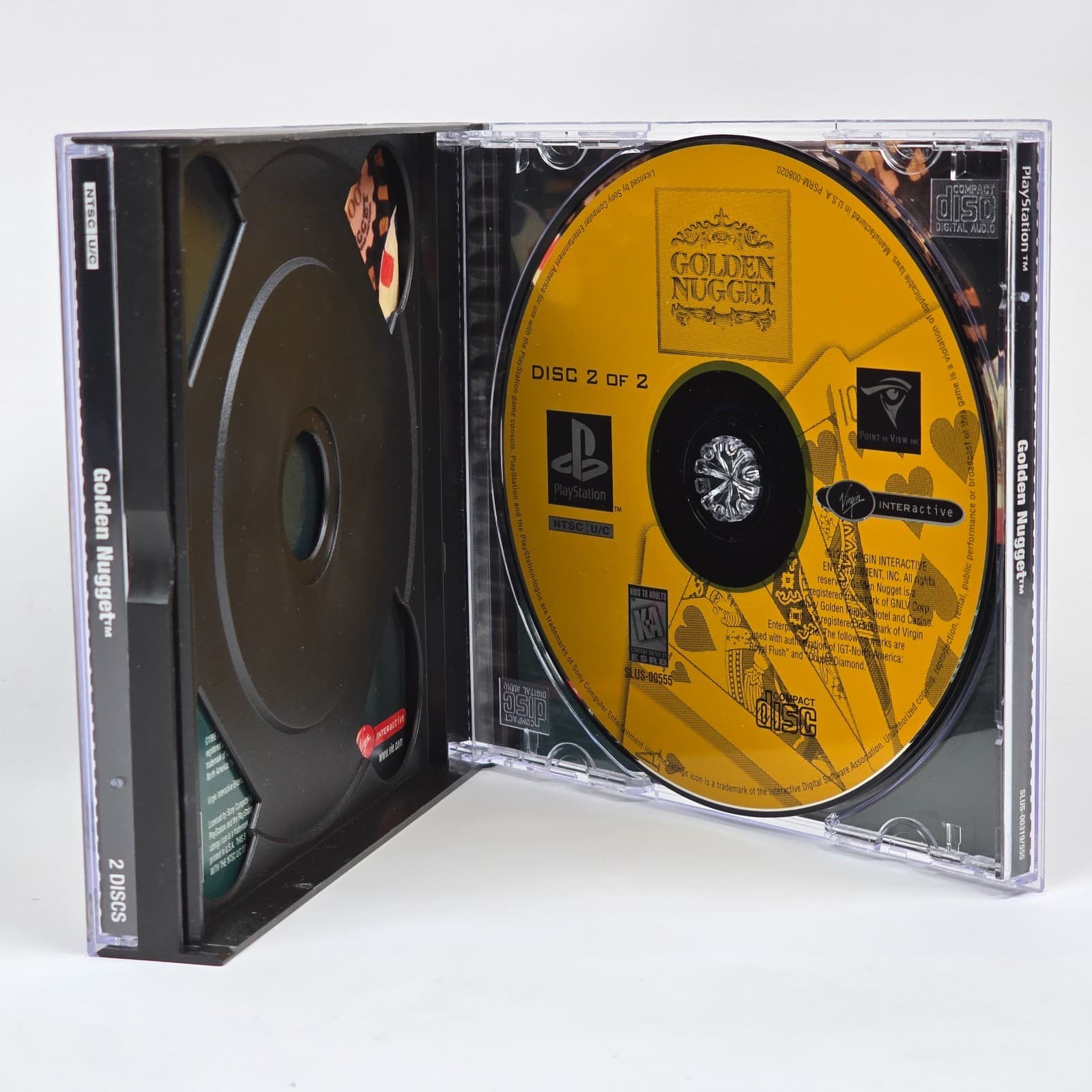 Golden Nugget (PlayStation 1 PS1) CIB COMPLETE - Thumbnail 3