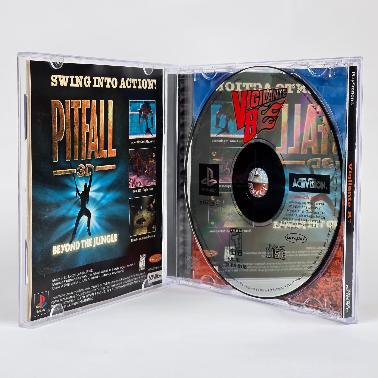 💿REFURBISHED Vigilante 8 (PlayStation 1 PS1) Black Label CIB COMPLETE💿 - Thumbnail 2