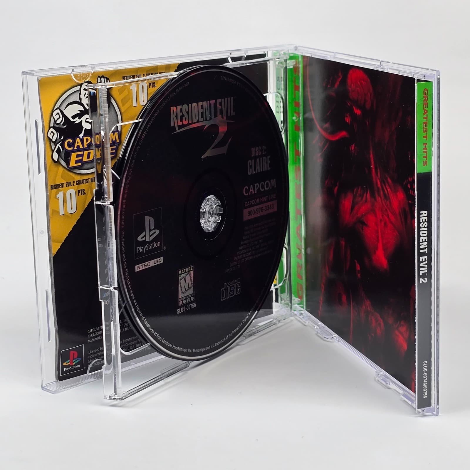 Resident Evil 2 (PlayStation 1 PS1) Greatest Hits CIB COMPLETE - Thumbnail 3