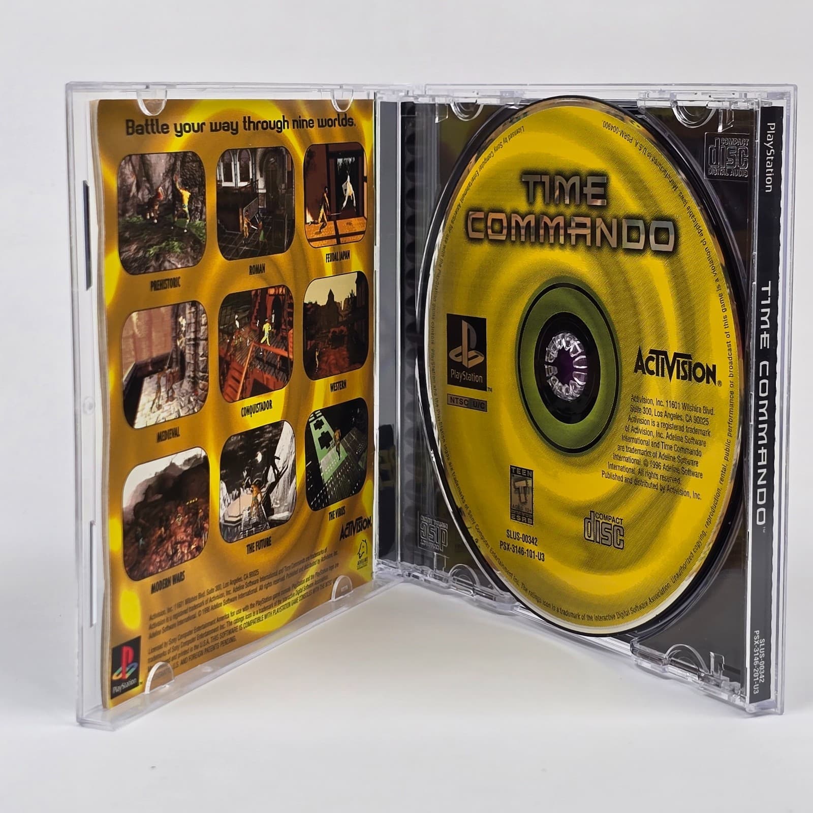 Time Commando (PlayStation 1 PS1) CIB COMPLETE - Thumbnail 2