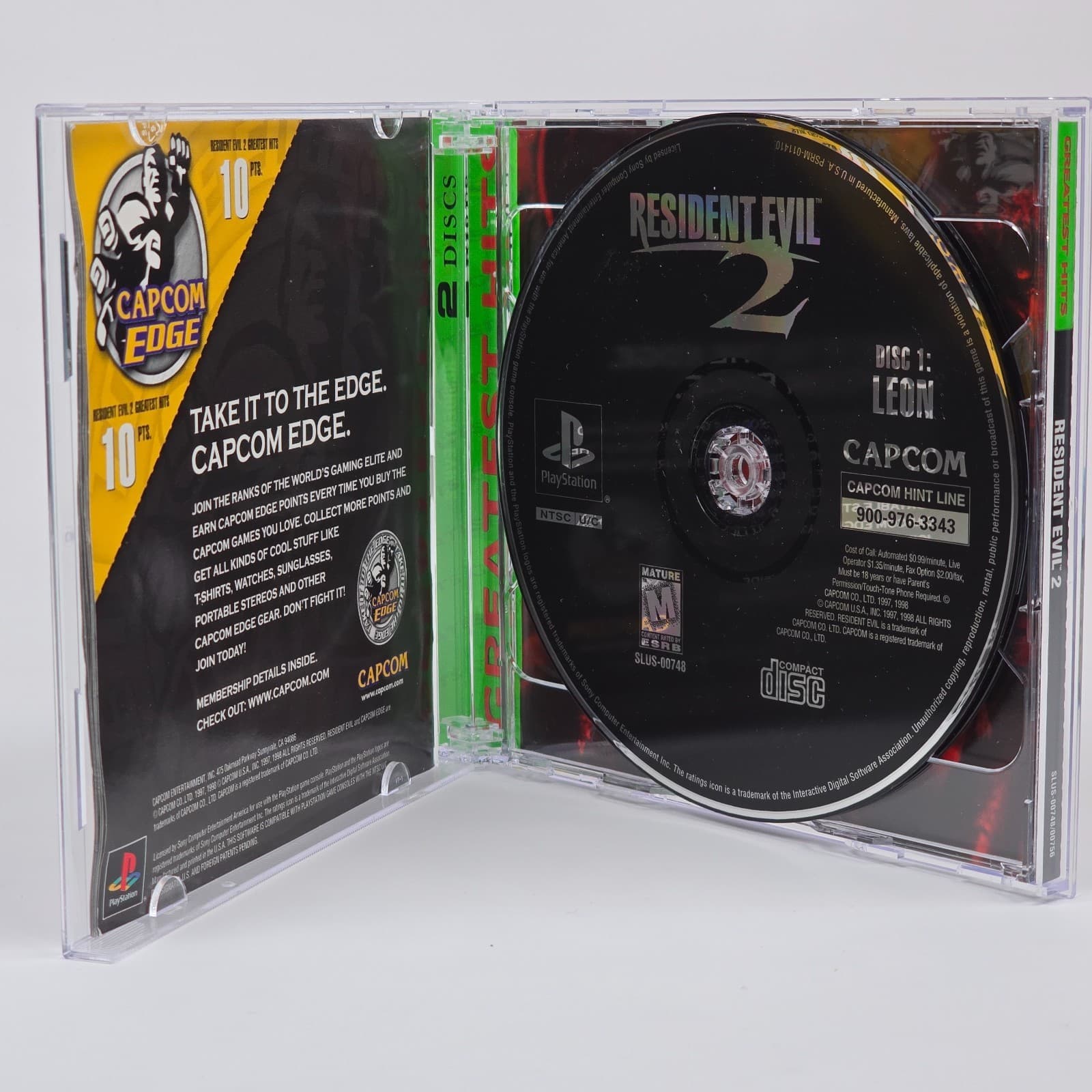 Resident Evil 2 (PlayStation 1 PS1) Greatest Hits CIB COMPLETE - Thumbnail 2