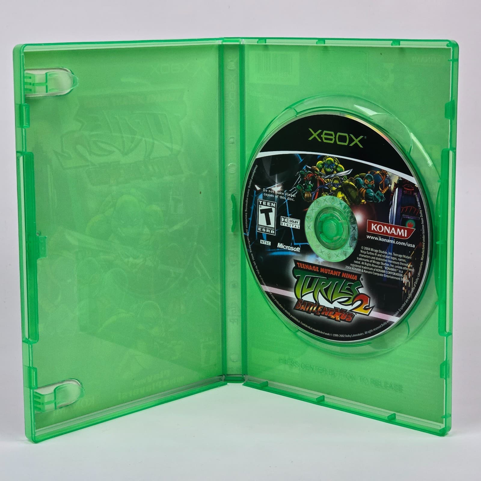 Teenage Mutant Ninja Turtles TMNT 2: BattleNexus (Original Xbox) Case & Disc - Thumbnail 2