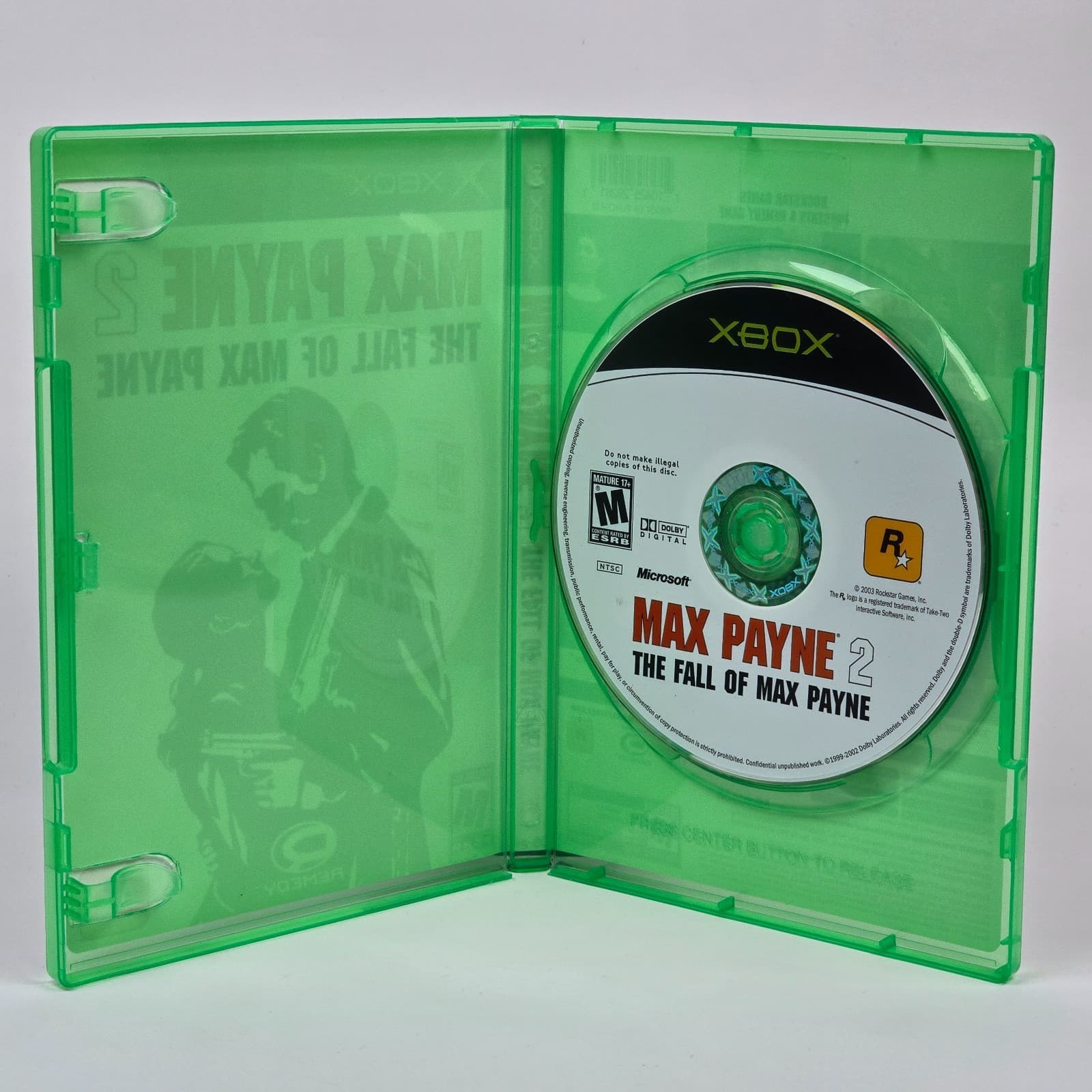 Max Payne 2: The Fall of Max Payne (Original Xbox) Case & Disc - Thumbnail 2