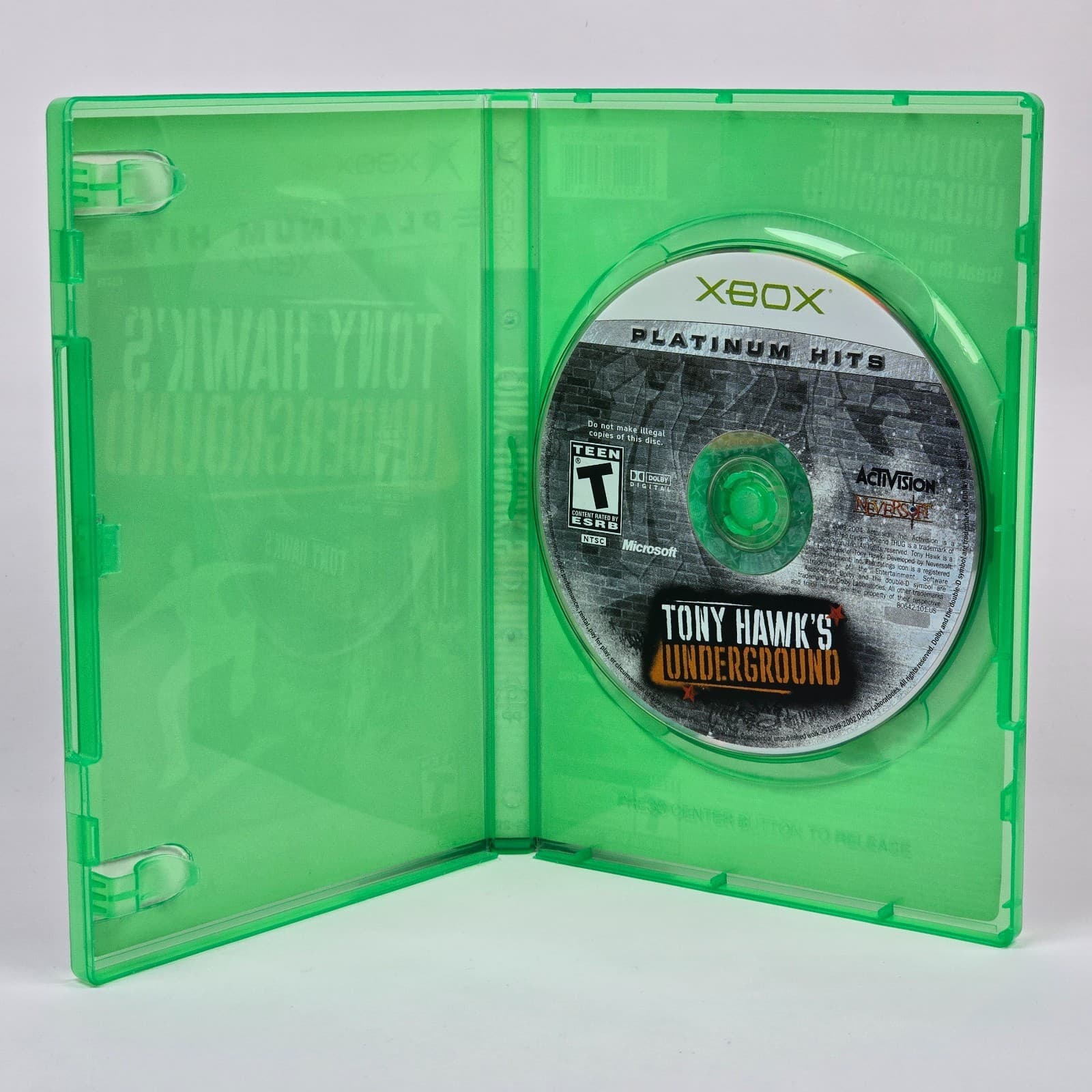 Tony Hawk's Underground (Original Xbox) Platinum Hits Case & Disc - Thumbnail 2