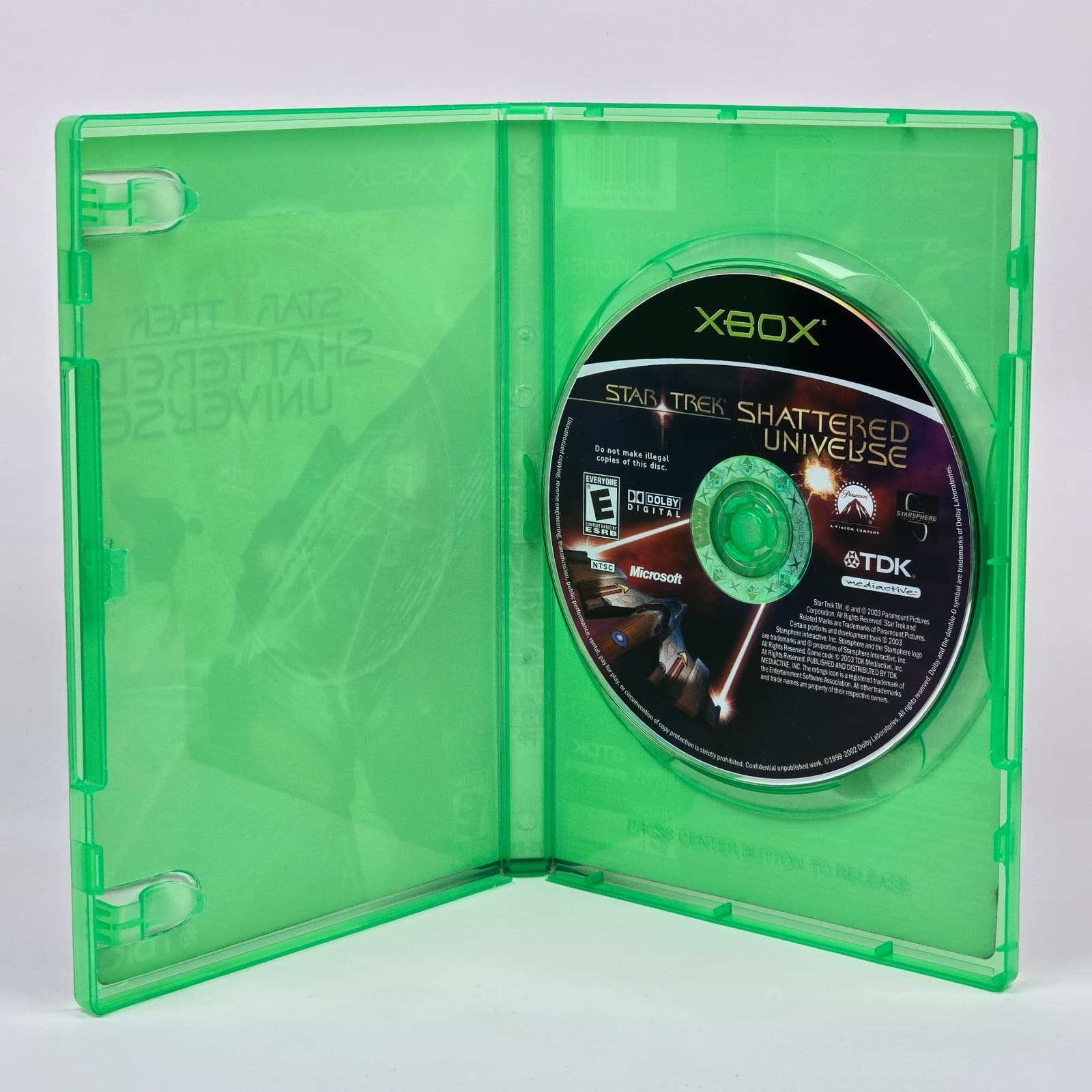 Star Trek: Shattered Universe (Original Xbox) Case & Disc - Thumbnail 2
