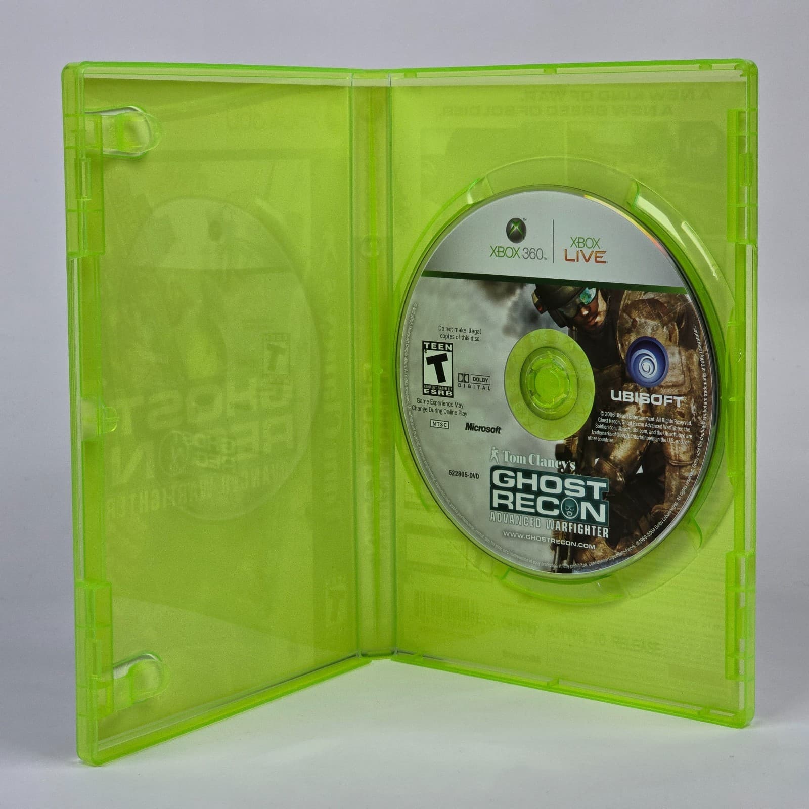 Ghost Recon: Advanced Warfighter (Xbox 360) Case & Disc - Thumbnail 2