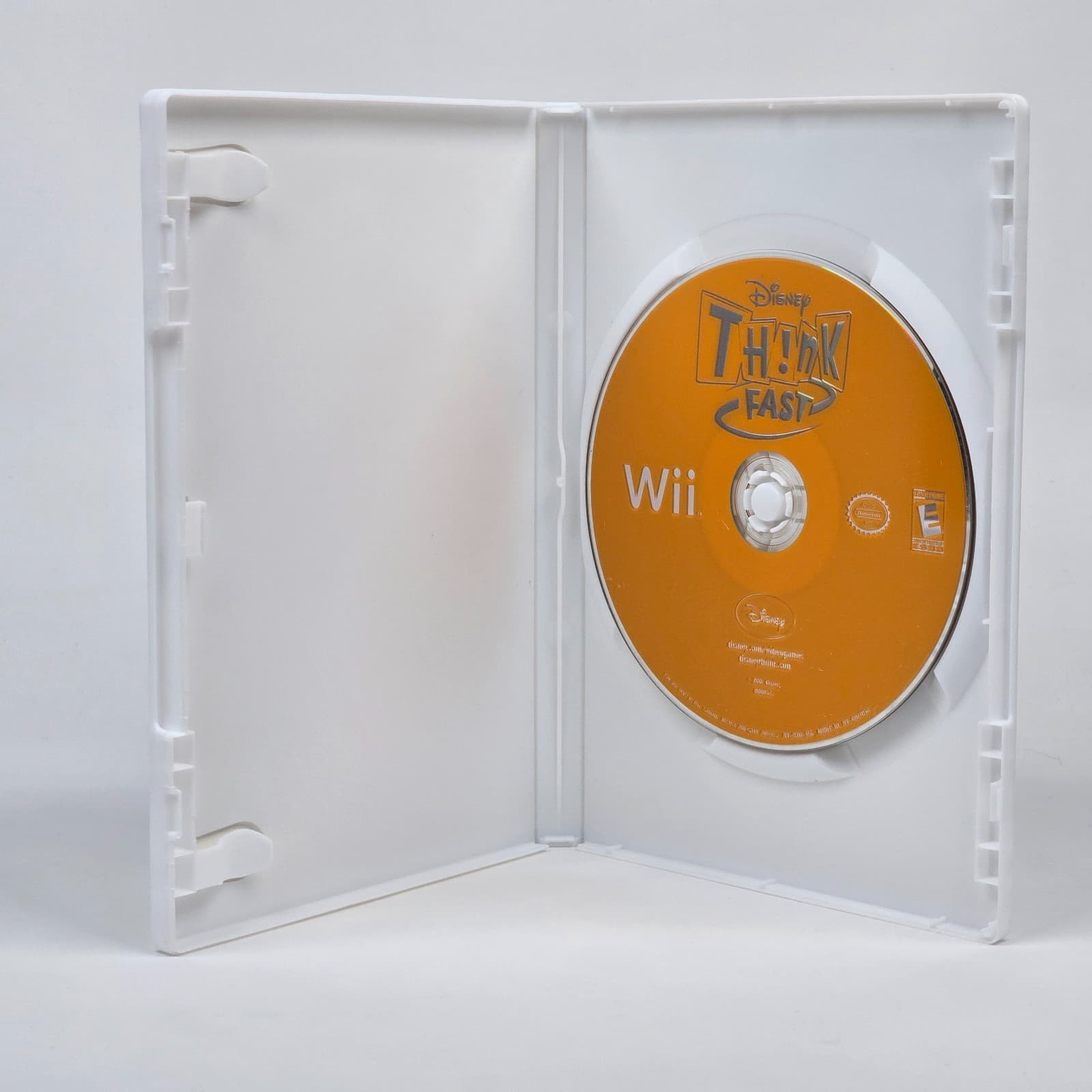 Disney Think Fast (Nintendo Wii) Case & Disc - Thumbnail 2