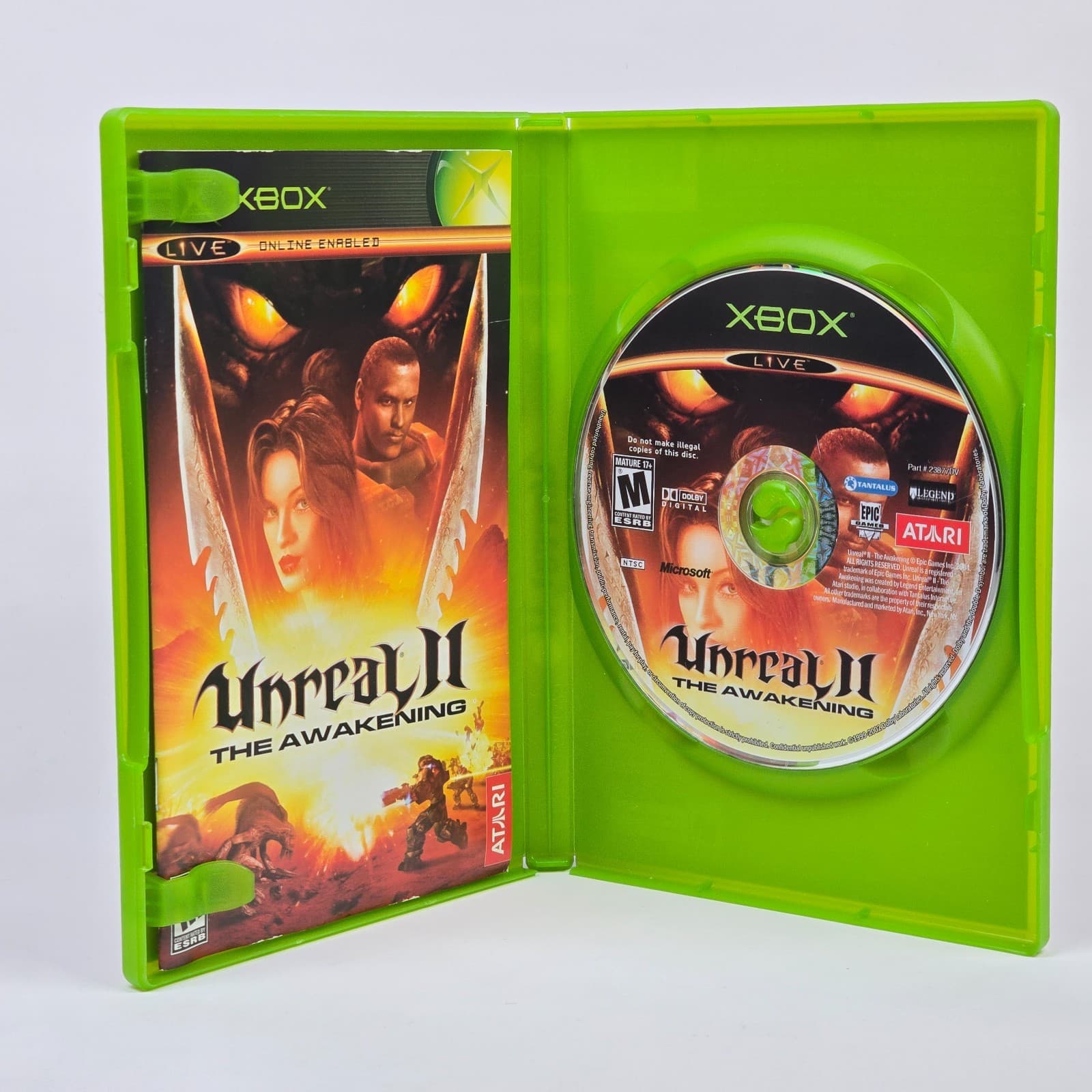 Unreal II 2: The Awakening (Original Xbox) CIB COMPLETE - Thumbnail 2